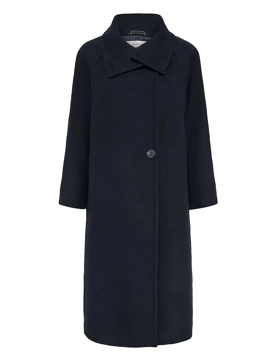 InWear - ThoraIW Collar Coat R - vinterjakker - marine blue - 3