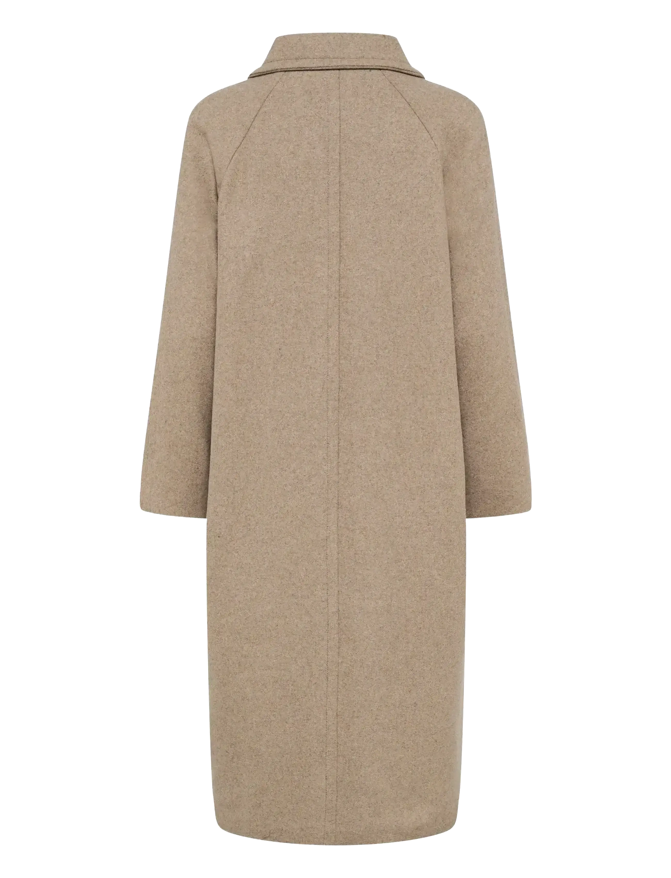 InWear - ThoraIW Collar Coat R - Žieminės striukės - sandy grey melange - 2