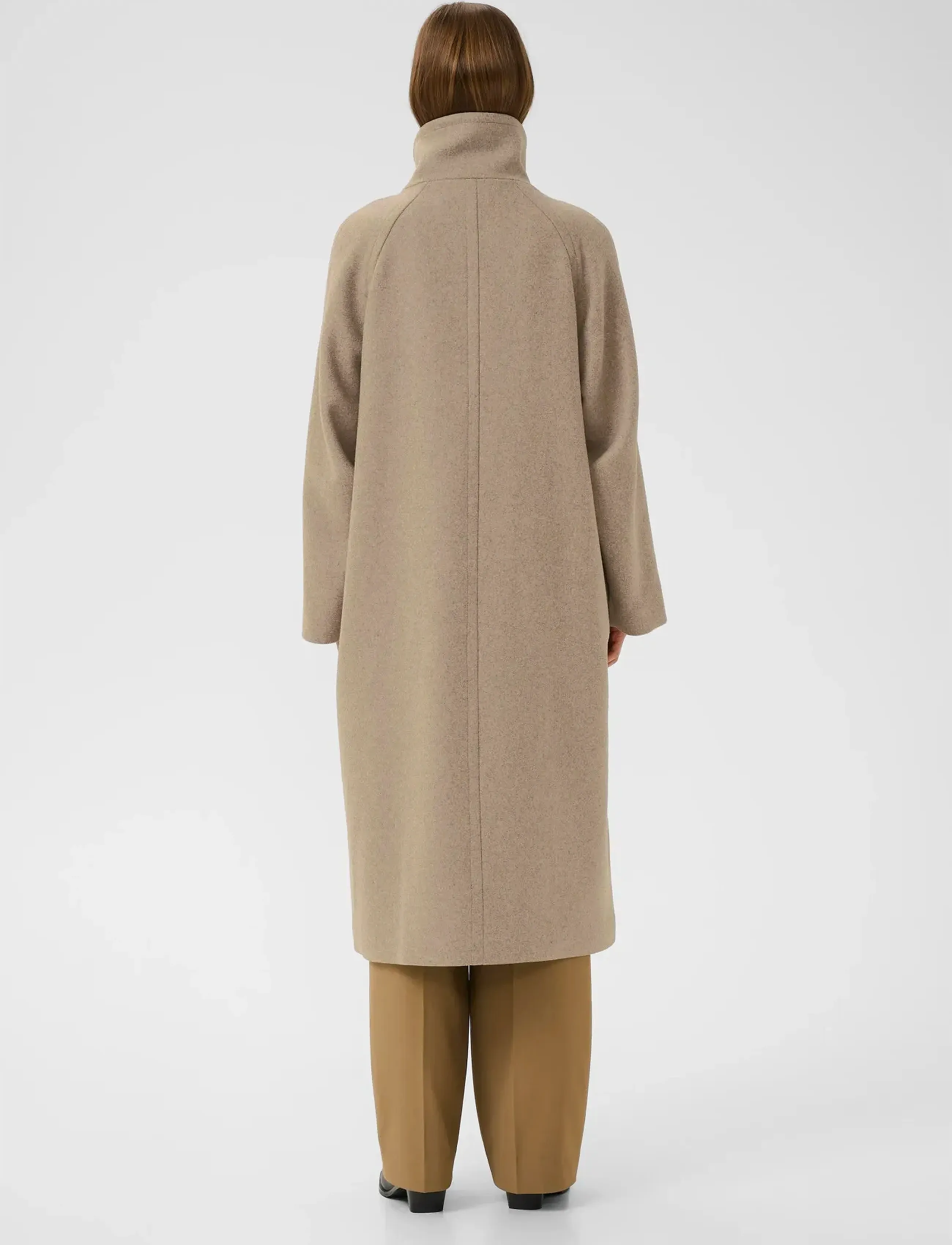 InWear - ThoraIW Collar Coat R - Žieminės striukės - sandy grey melange - 5