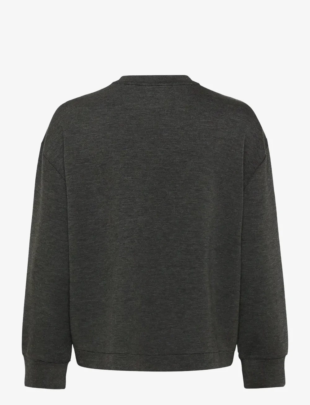 InWear - GidaIW Melange Vincent Sweatshirt - dressipluusid - dark grey melange - 2