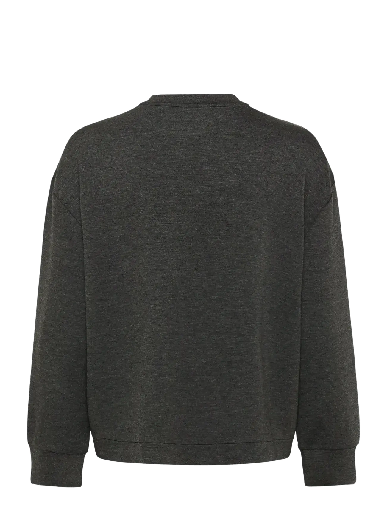 InWear - GidaIW Melange Vincent Sweatshirt - modetrender - dark grey melange - 2