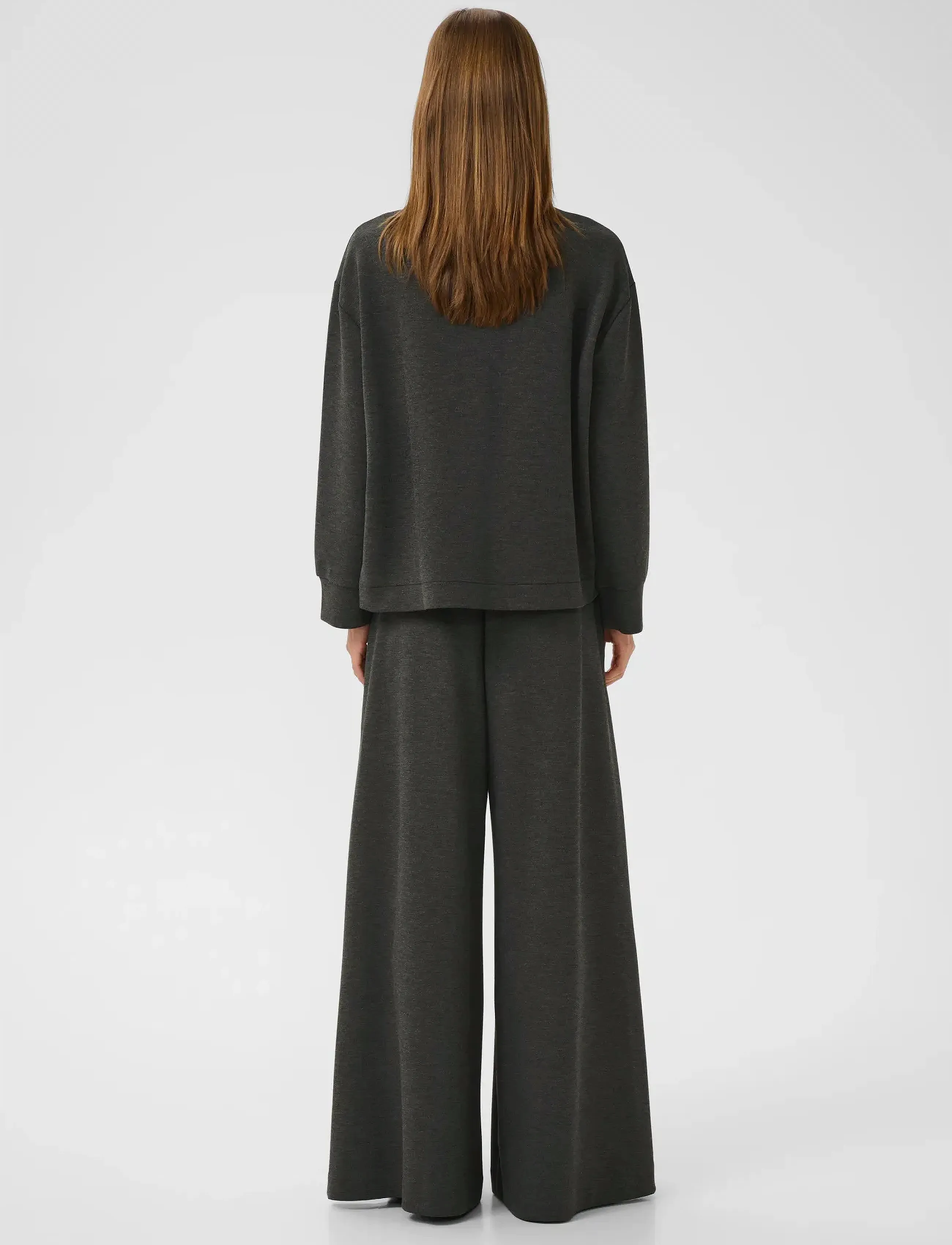 InWear - GidaIW Melange Vincent Sweatshirt - modetrender - dark grey melange - 4