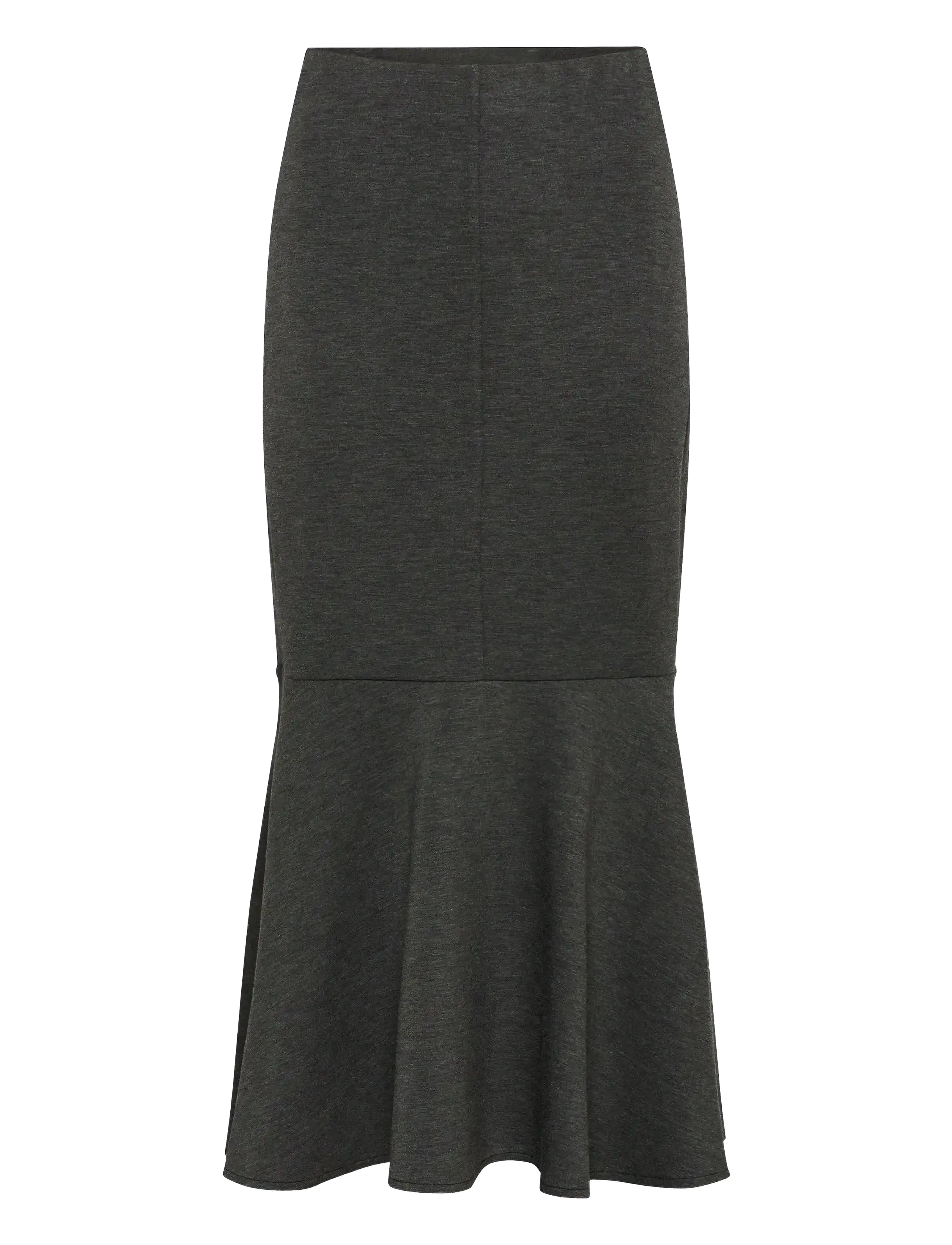 InWear GidaIW Melange Vincent Skirt - Transitional Layering - DARK GREY MELANGE / grey