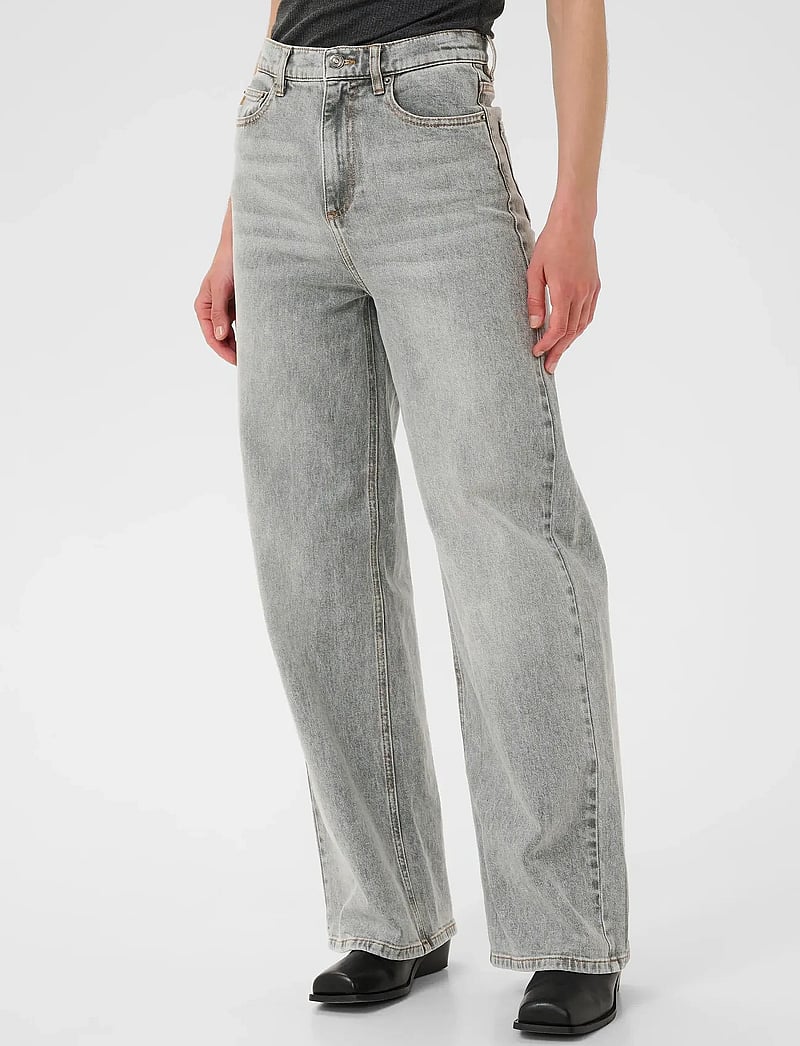 InWear - NanasIW Bacca Jeans - wide leg jeans - lgt.grey wash denim - 0