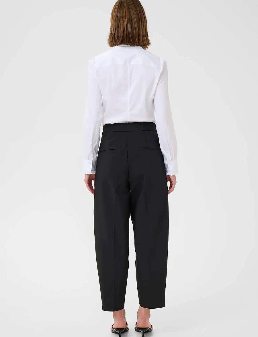 InWear - CallyIW Frill Shirt - langærmede skjorter - pure white - 3