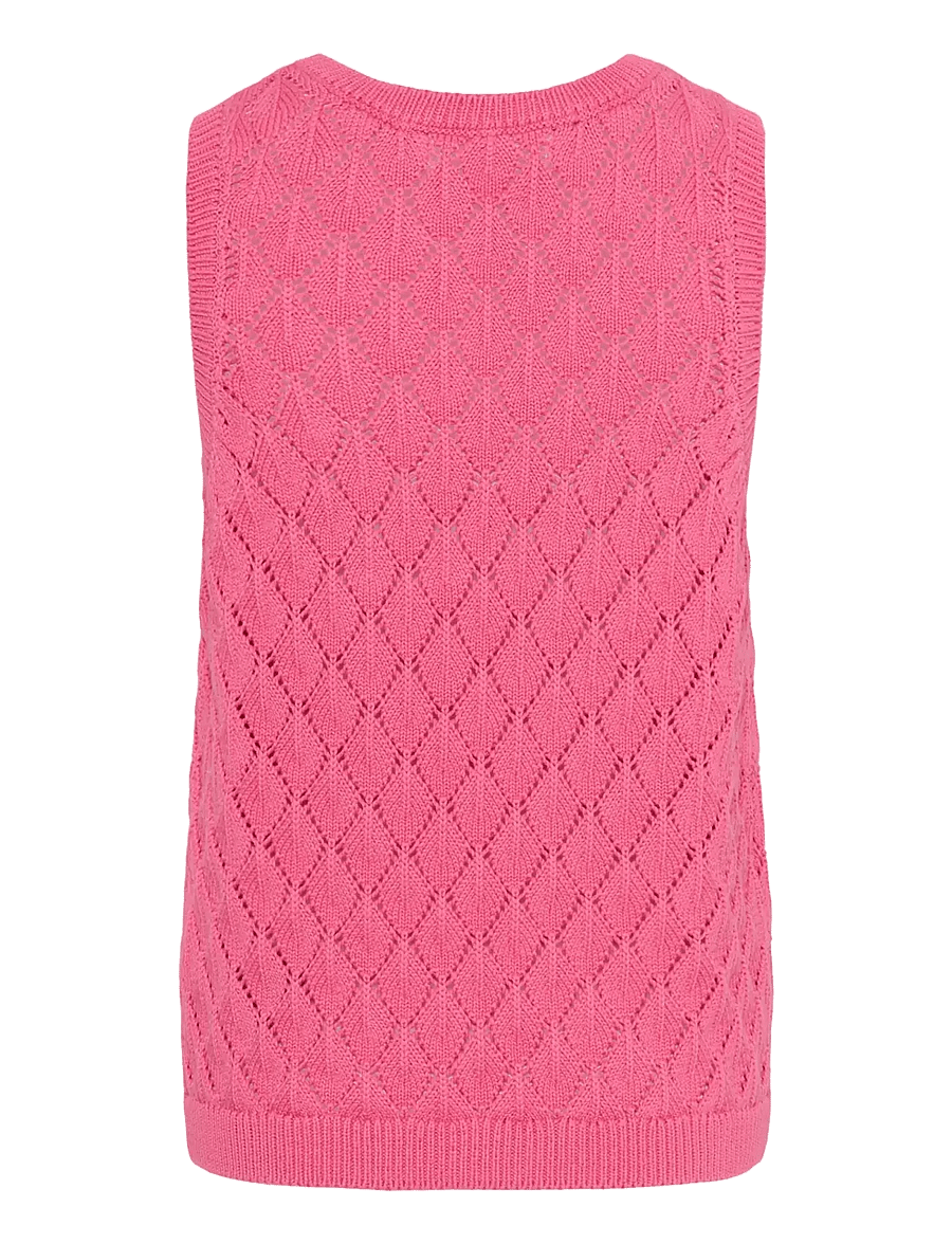 InWear - BalettaIW Tank Top - strickwesten - carmine pink - 2