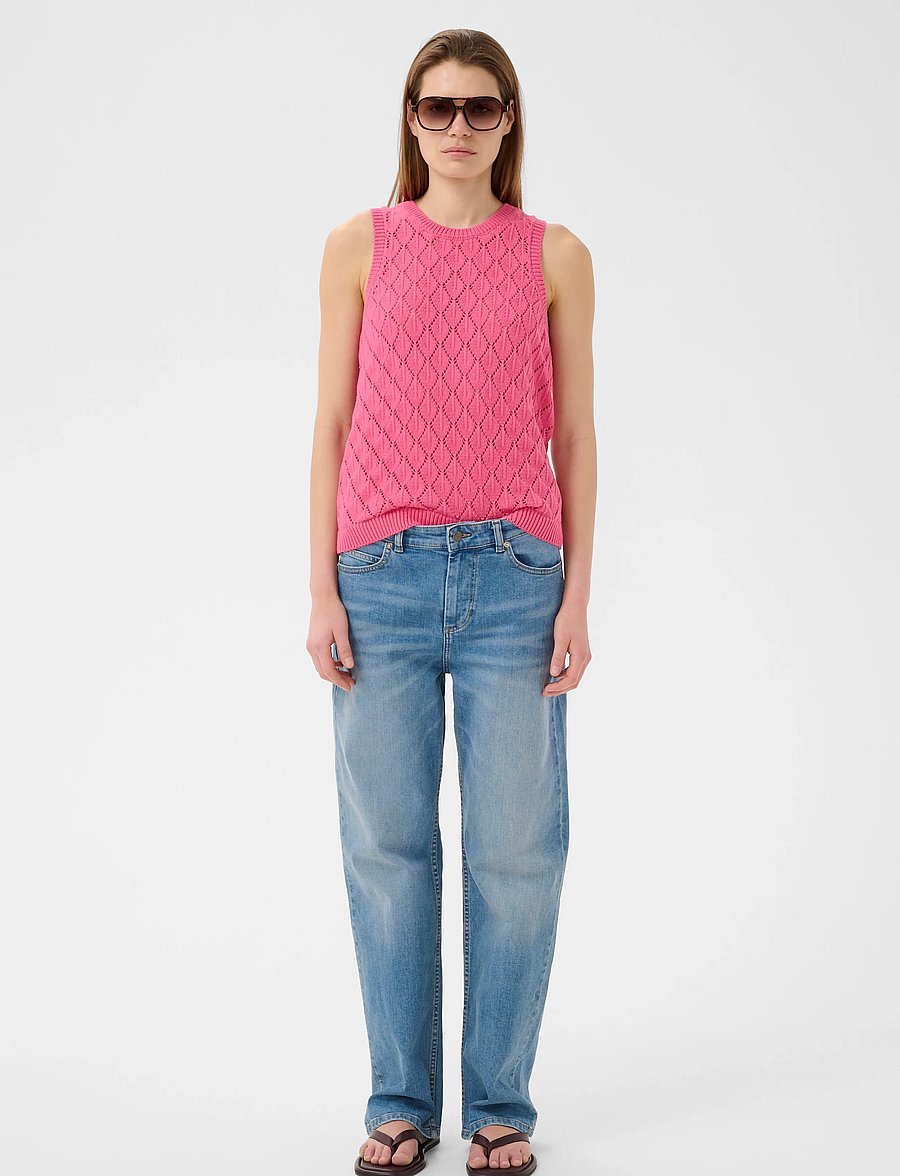 InWear - BalettaIW Tank Top - strickwesten - carmine pink - 3