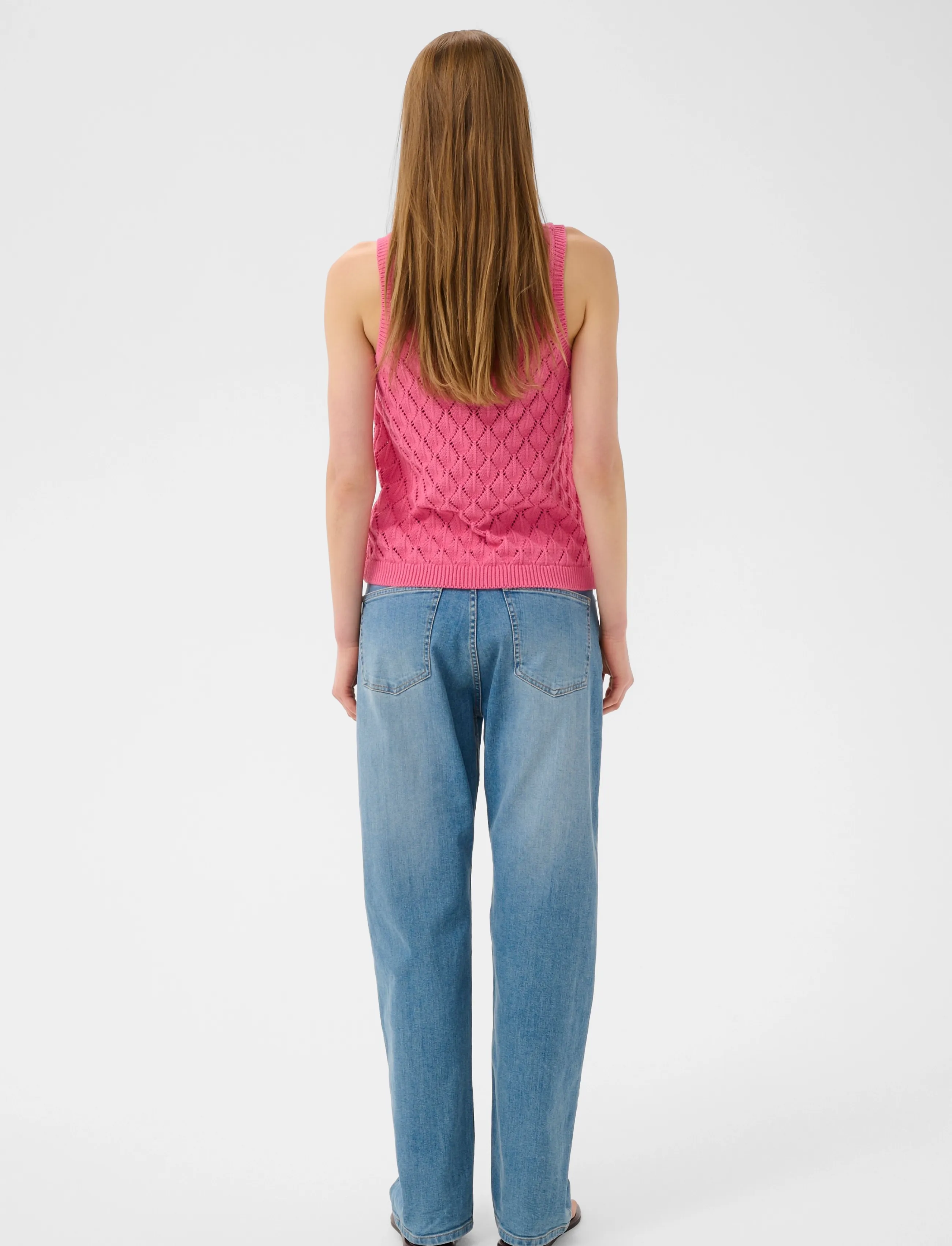 InWear - BalettaIW Tank Top - strickwesten - carmine pink - 4