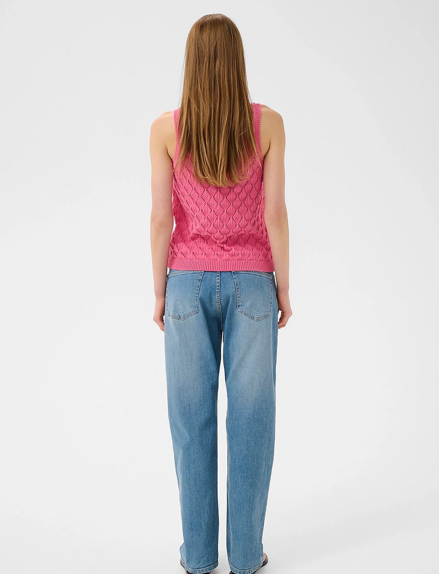 InWear - BalettaIW Tank Top - strickwesten - carmine pink - 4