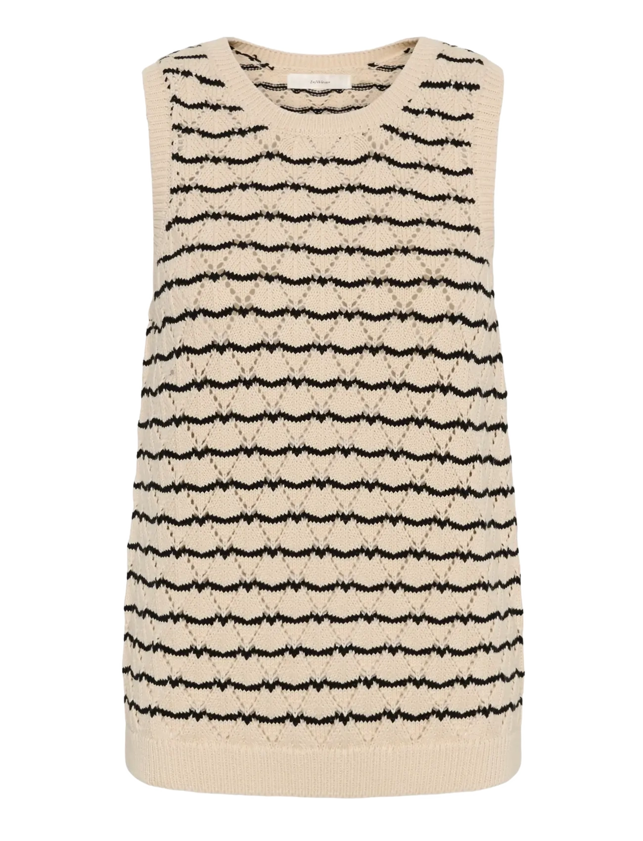 InWear BalettaIW Tank Top - Westen - HAZE/BLACK / cream