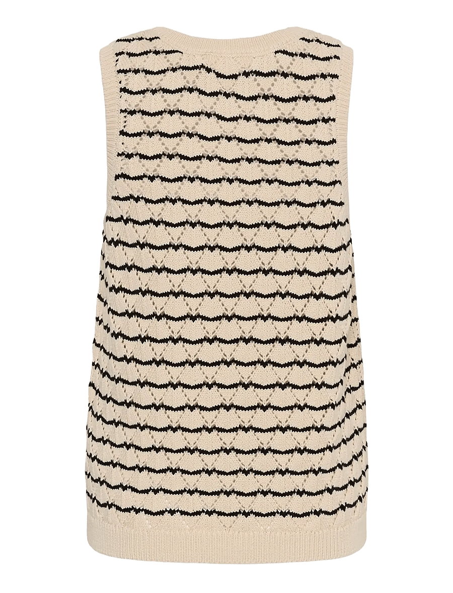 InWear - BalettaIW Tank Top - strickwesten - haze/black - 2