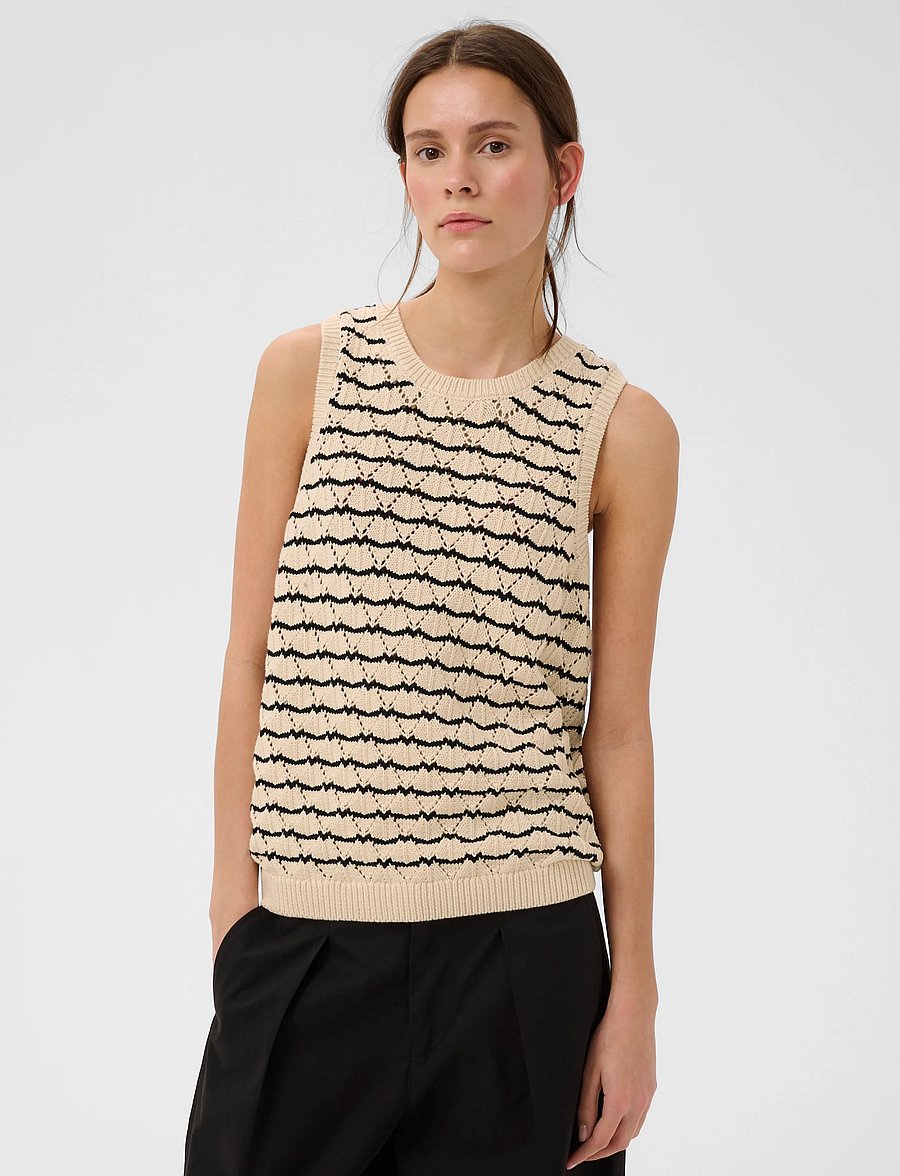 InWear - BalettaIW Tank Top - strickwesten - haze/black - 0
