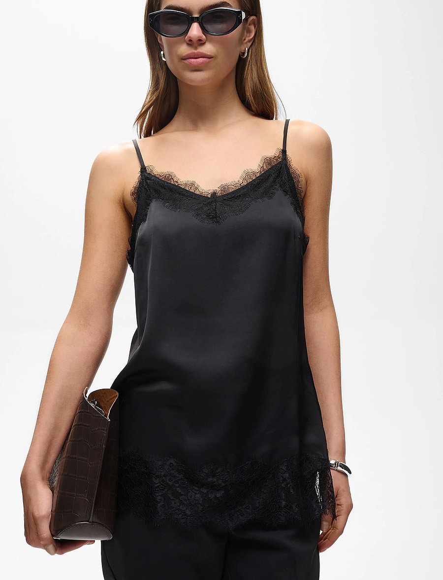 InWear - BallaIW Lace Camisole - Överdelar - black - 4