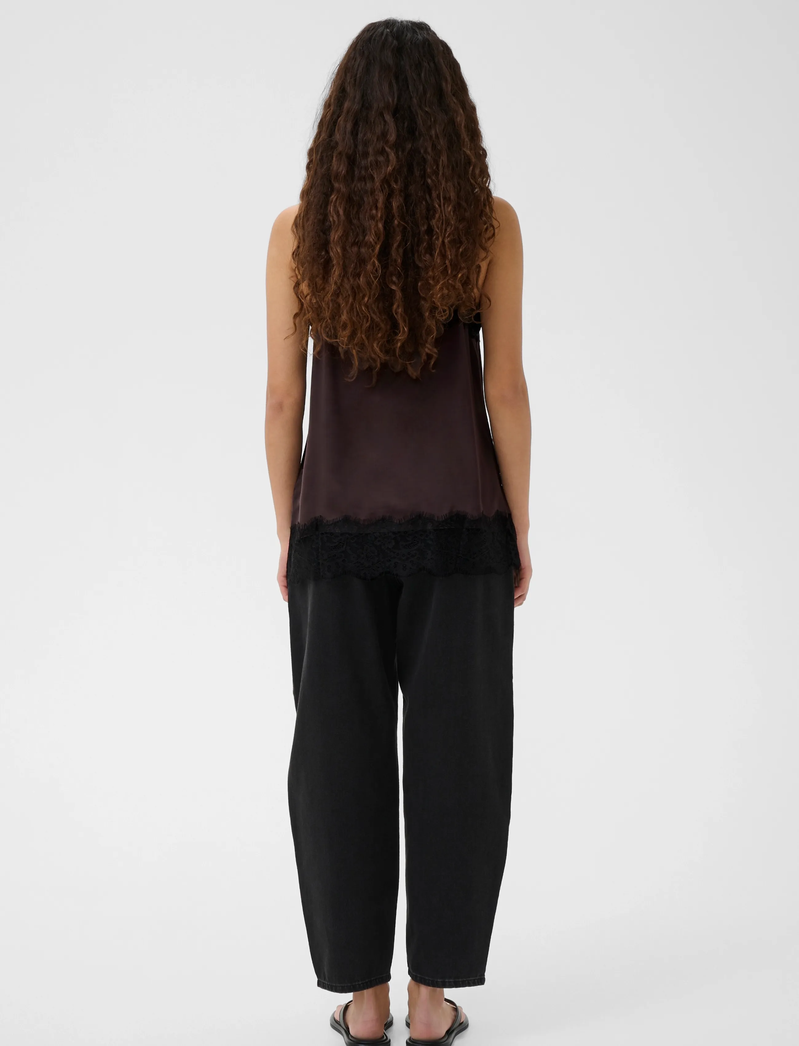 InWear - BallaIW Lace Camisole - Överdelar - truffle - 3
