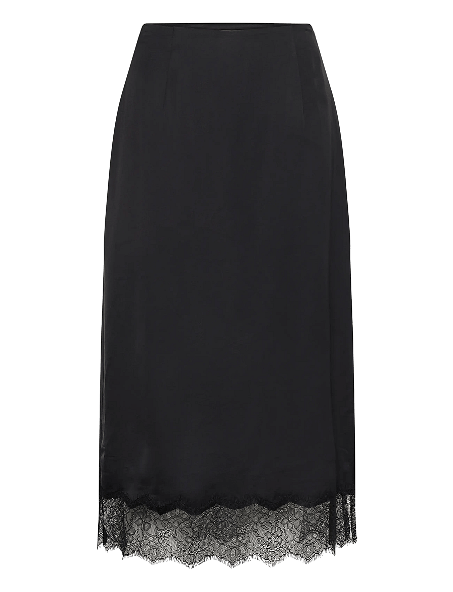 InWear - BallaIW Lace Skirt - midi kjolar - black - 1