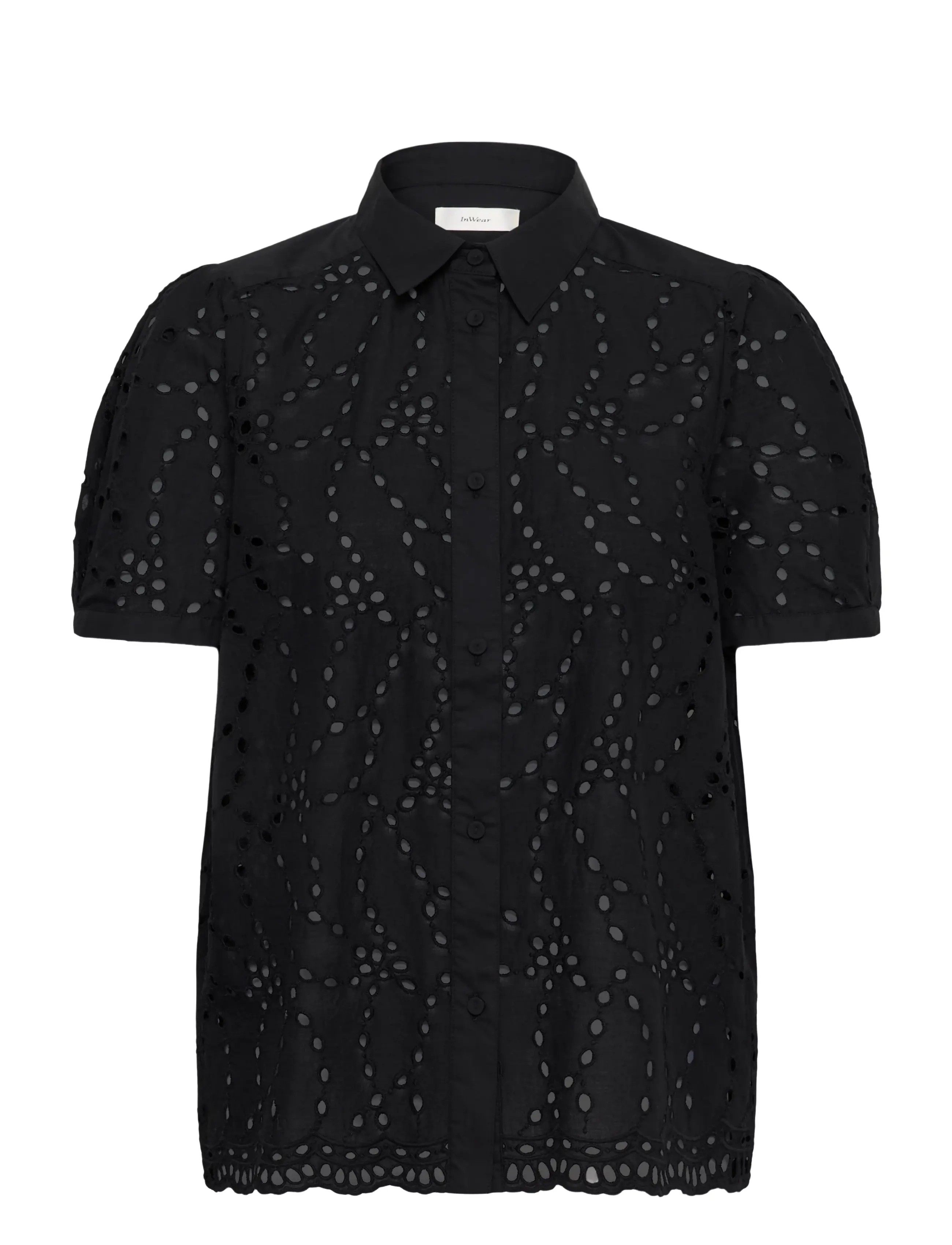 InWear - CaithIW Shirt - kurzärmlige hemden - black - 1