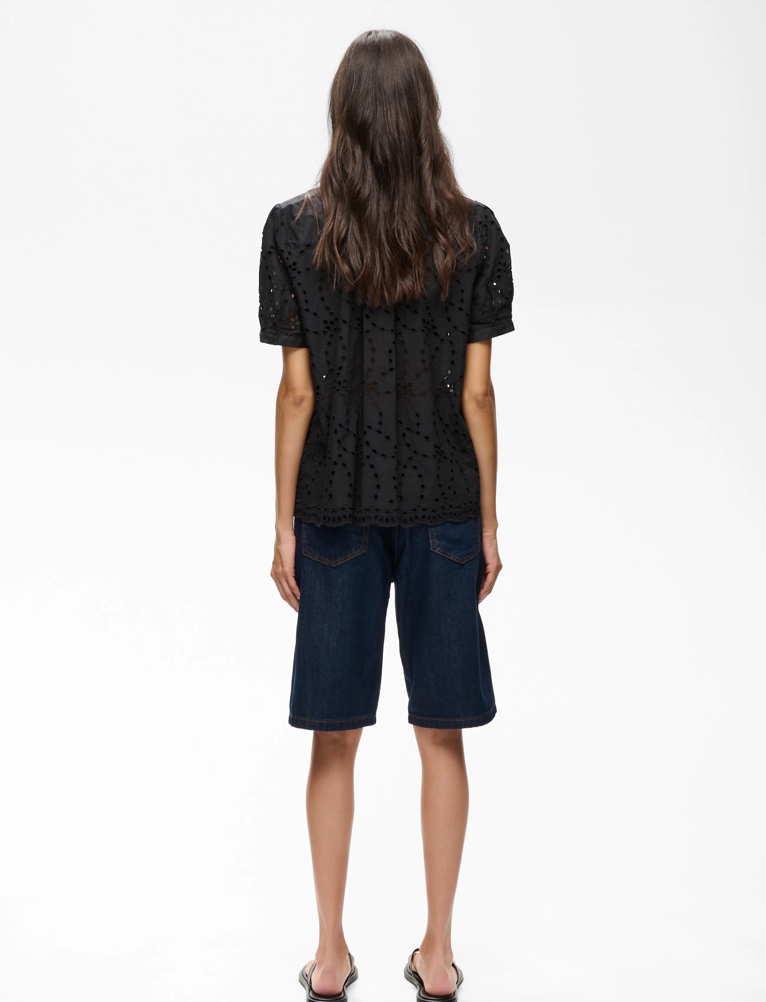 InWear - CaithIW Shirt - kurzärmlige hemden - black - 4