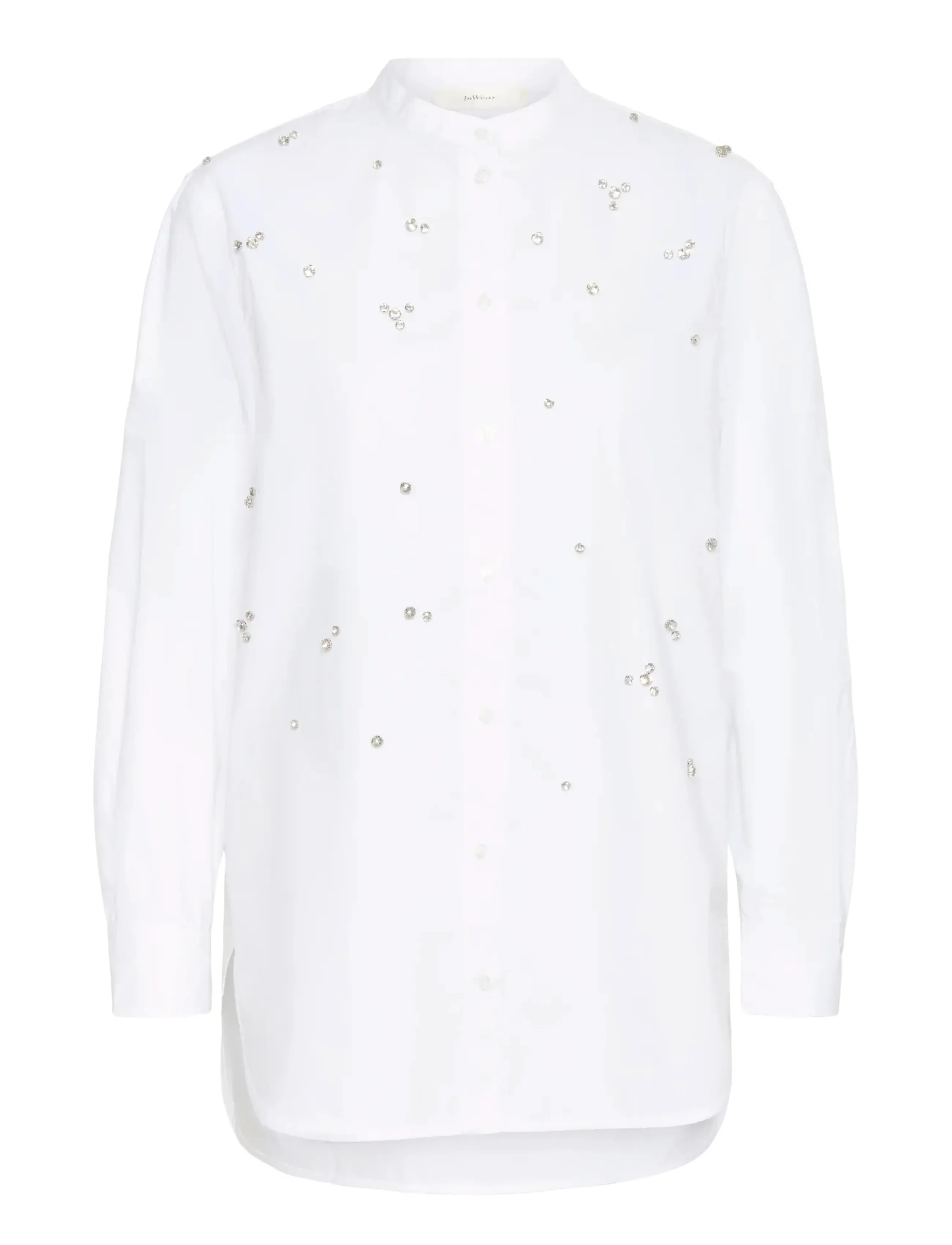 INWEAR Dallasiw Embellished Shirt Weiß - 40 - Damen