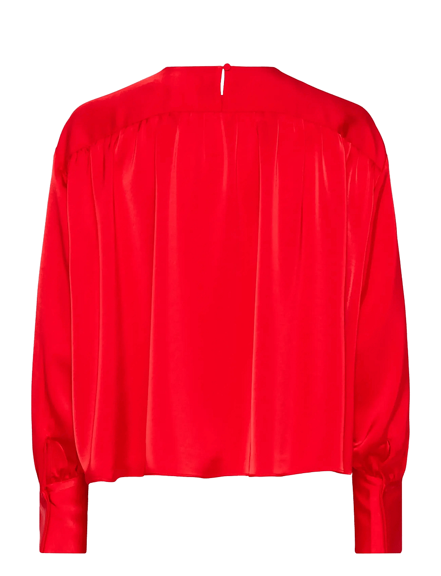 InWear - DAWNIW BLOUSE - langärmelige blusen - cranberry - 2