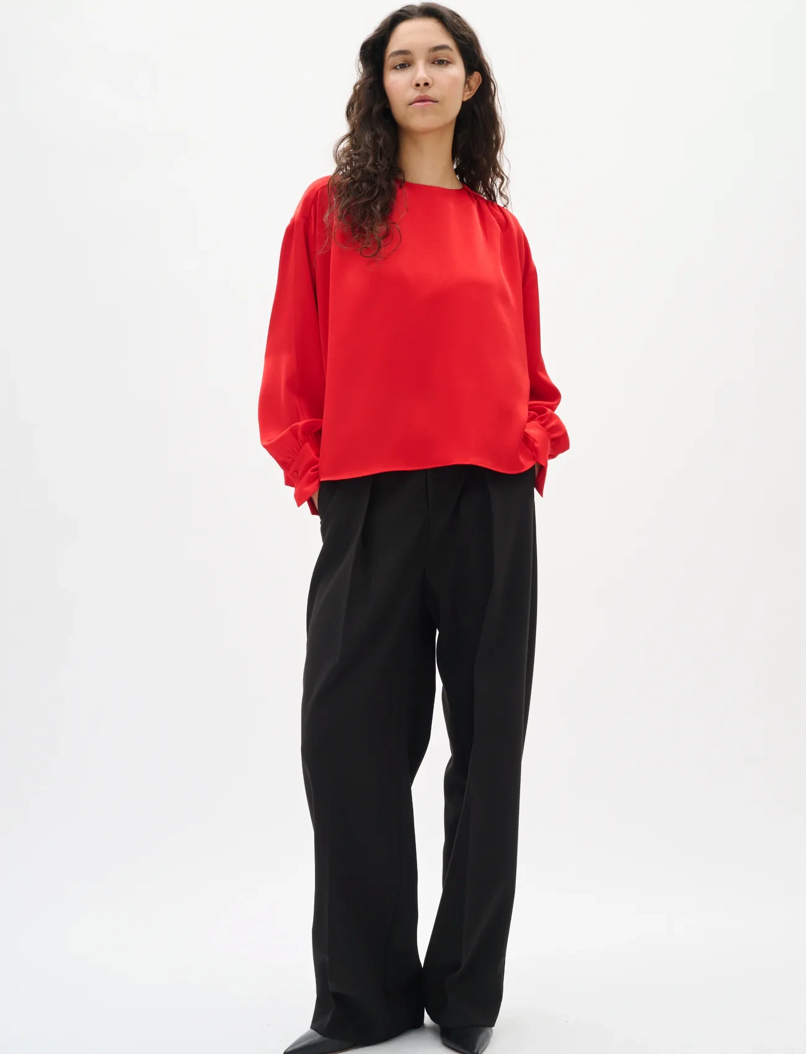 InWear - DAWNIW BLOUSE - pikkade varrukatega pluusid - cranberry - 3