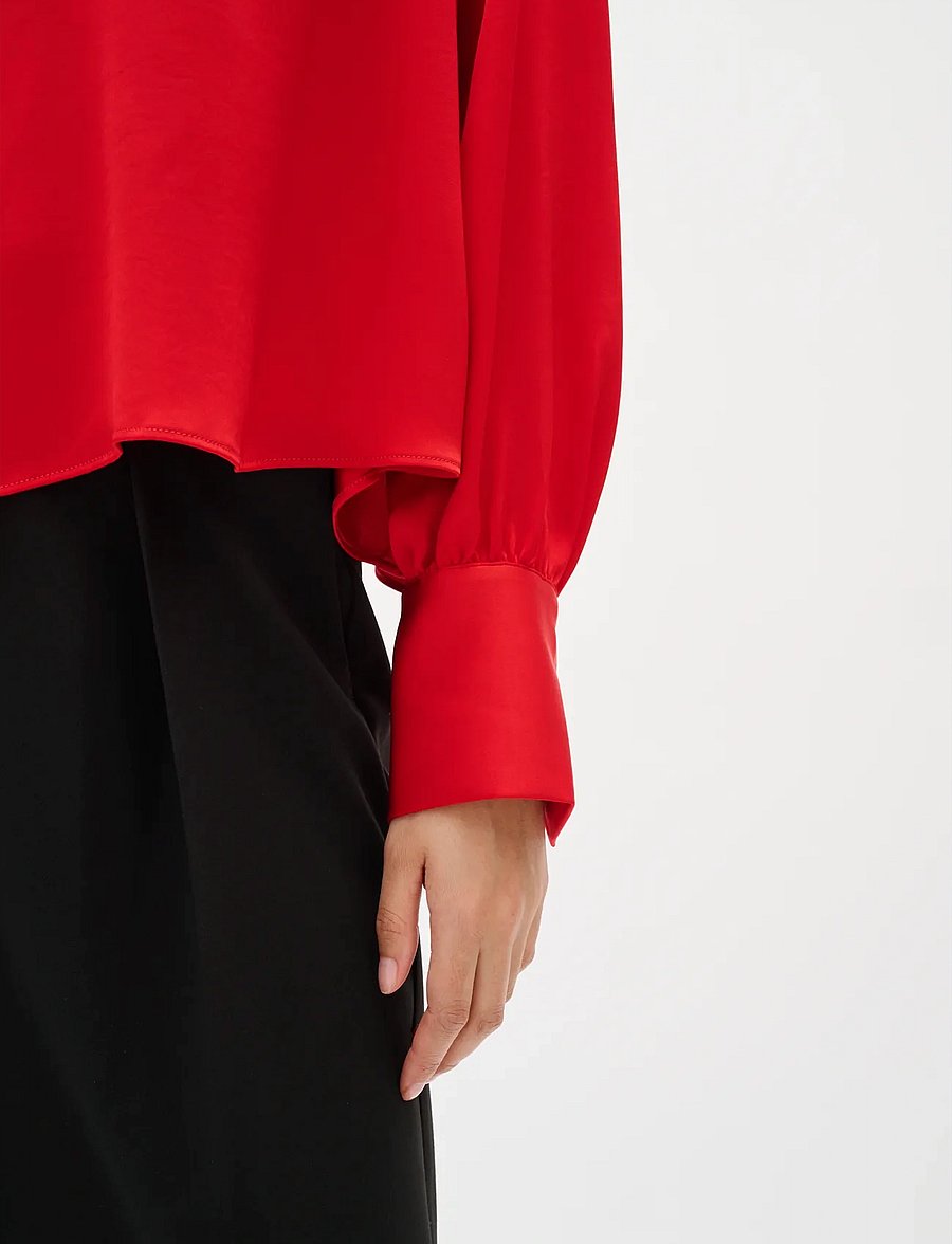InWear - DAWNIW BLOUSE - langärmelige blusen - cranberry - 5