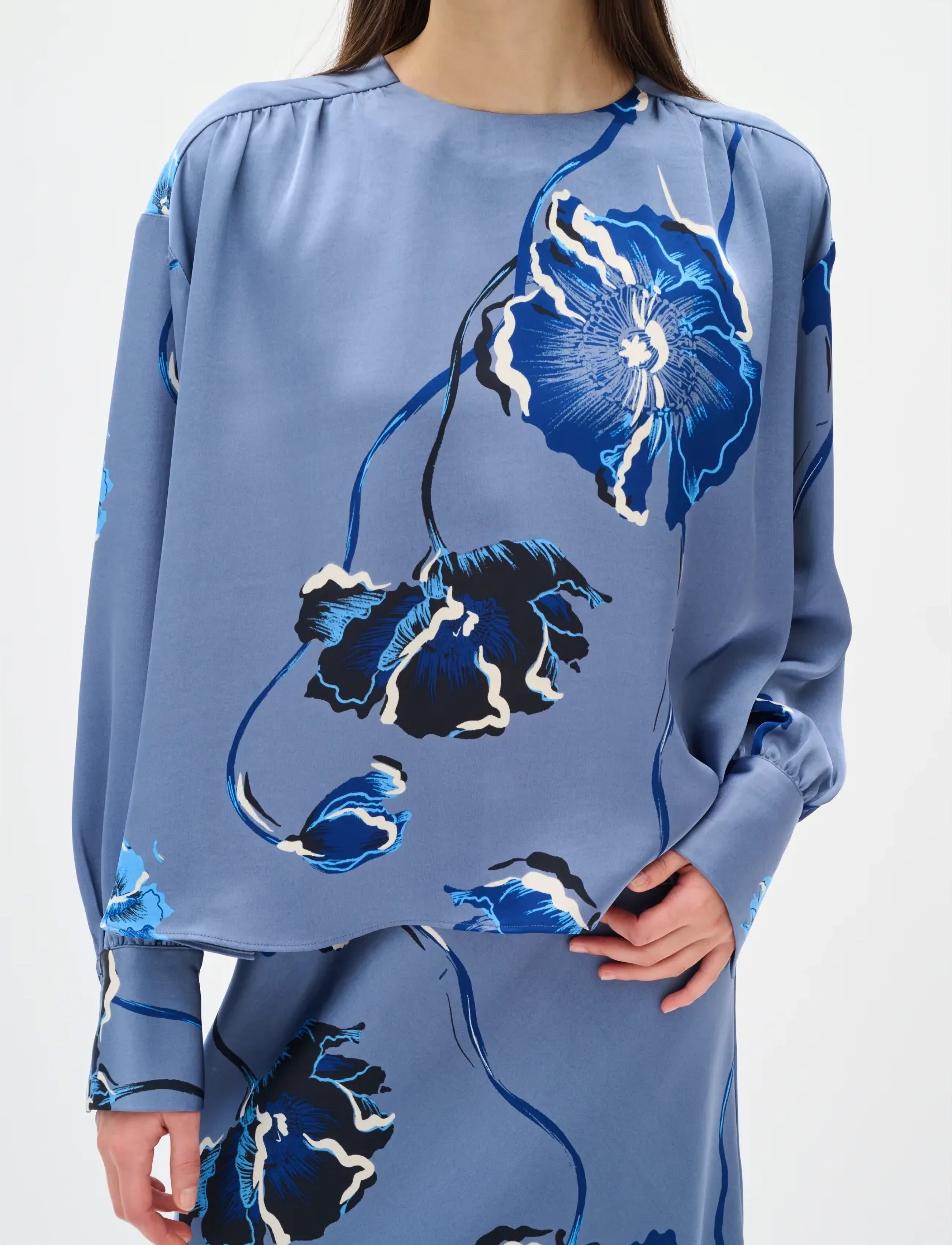 InWear - DAWNIW BLOUSE - wild wind poppy rose - 0