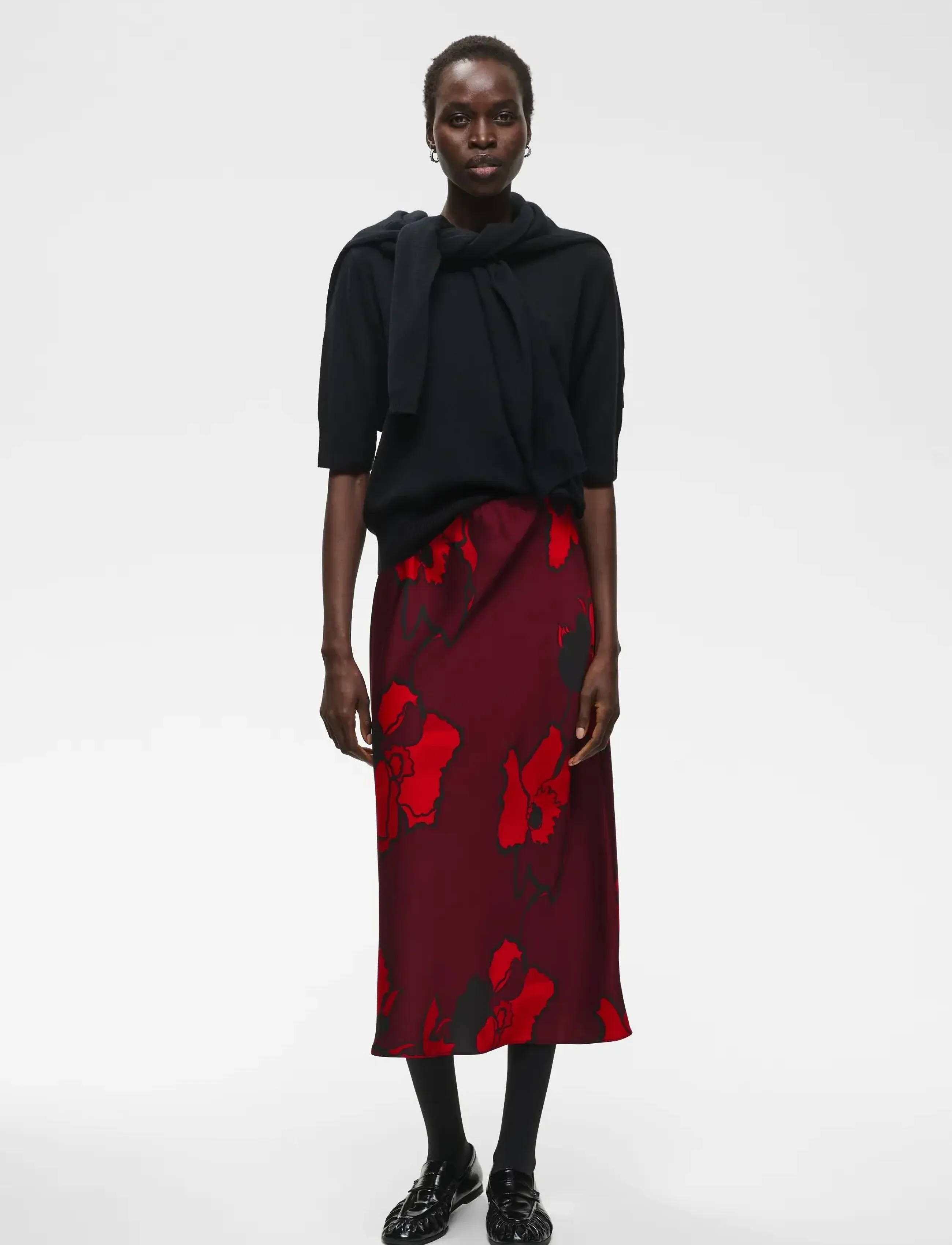 InWear - DAWNIW SKIRT - maxi röcke - zinfandel sketch flower - 3