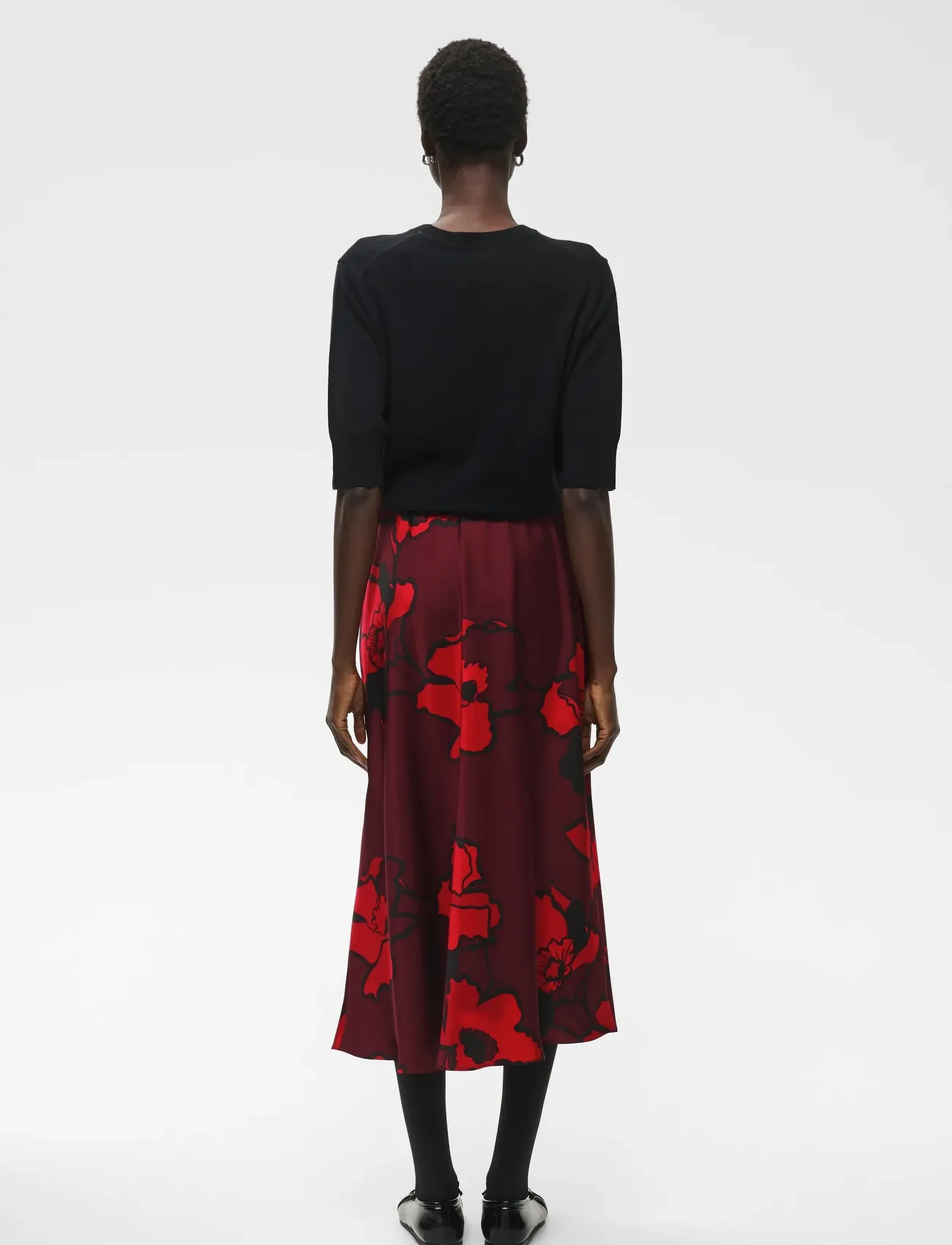 InWear - DAWNIW SKIRT - maxi röcke - zinfandel sketch flower - 4