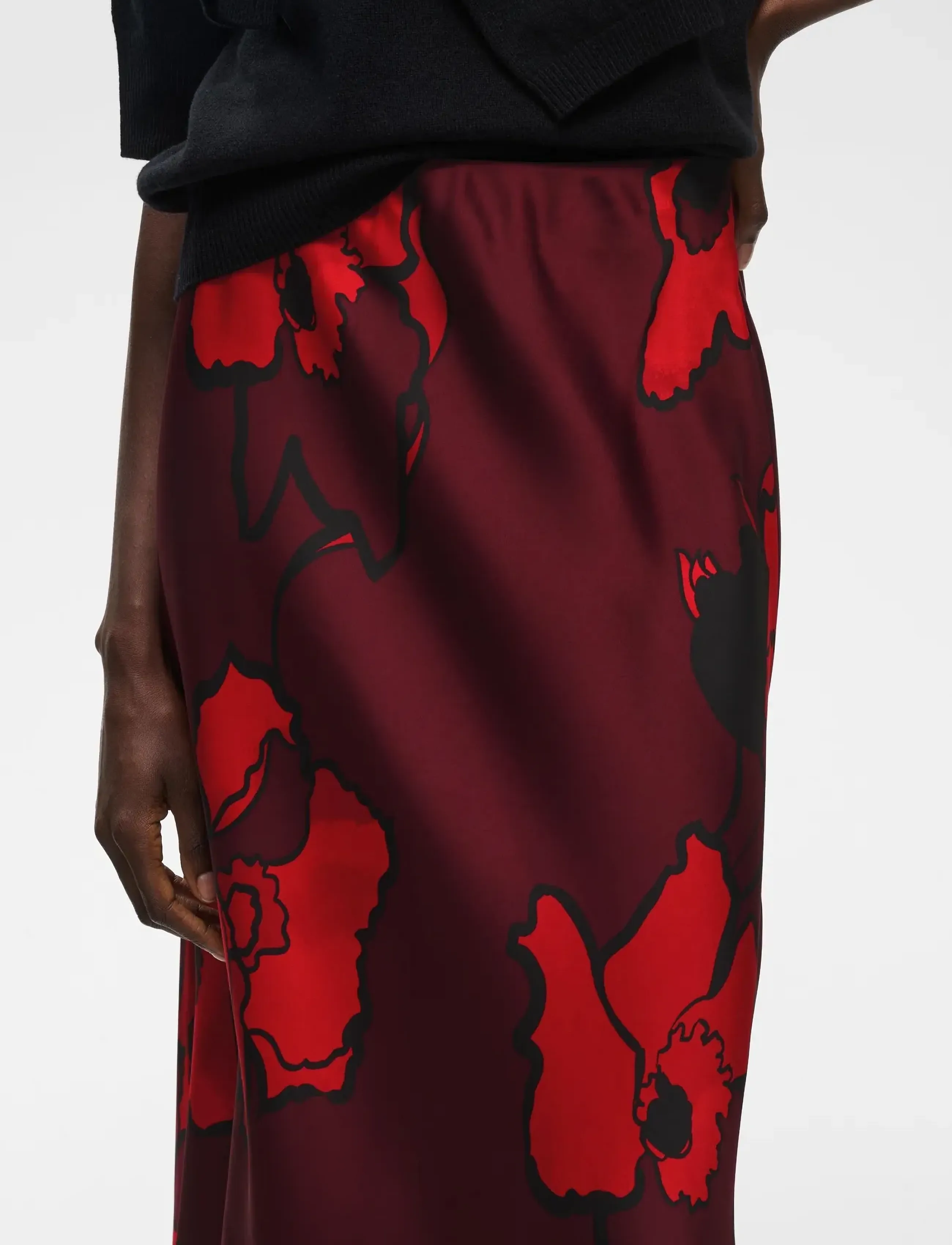 InWear - DAWNIW SKIRT - maxi röcke - zinfandel sketch flower - 5