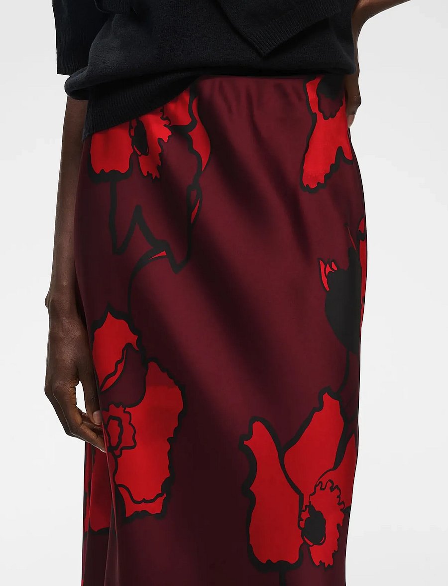 InWear - DAWNIW SKIRT - maxi röcke - zinfandel sketch flower - 5