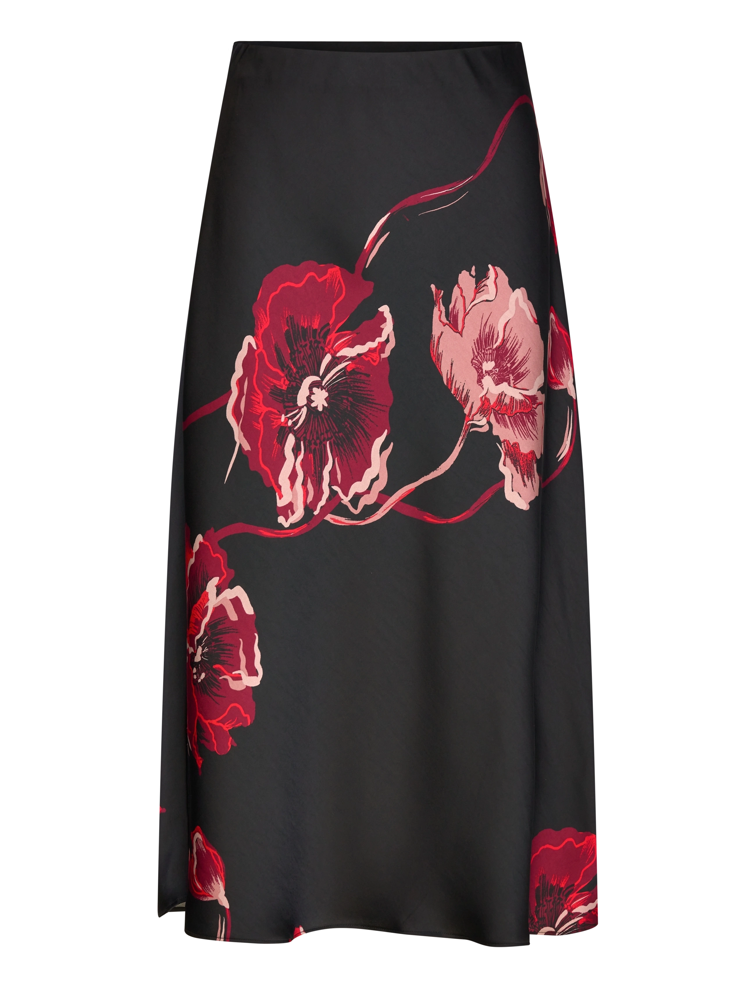 InWear DAWNIW SKIRT - Kollektsioonid - BLACK POPPY ROSE / black