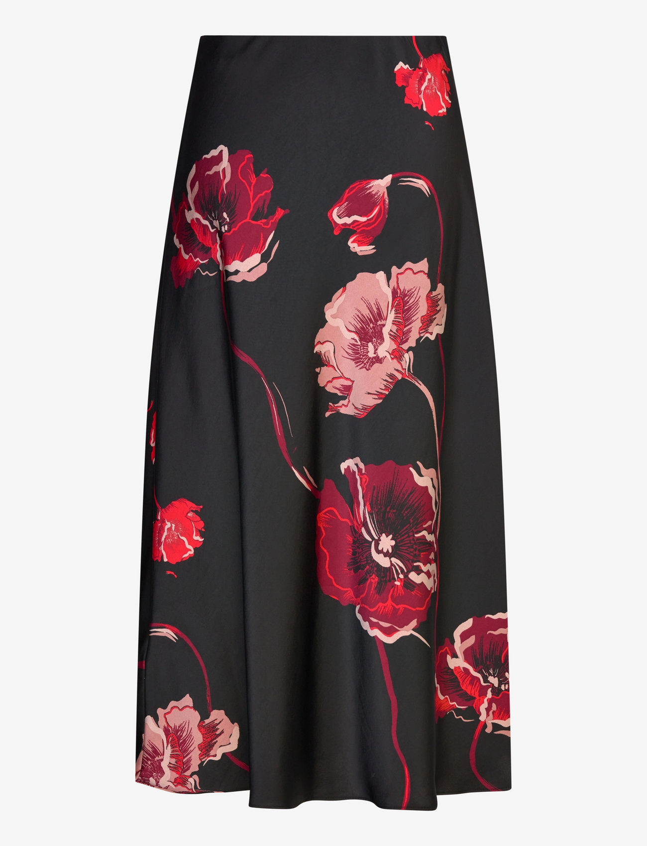 InWear - DAWNIW SKIRT - maxi nederdele - black poppy rose - 2