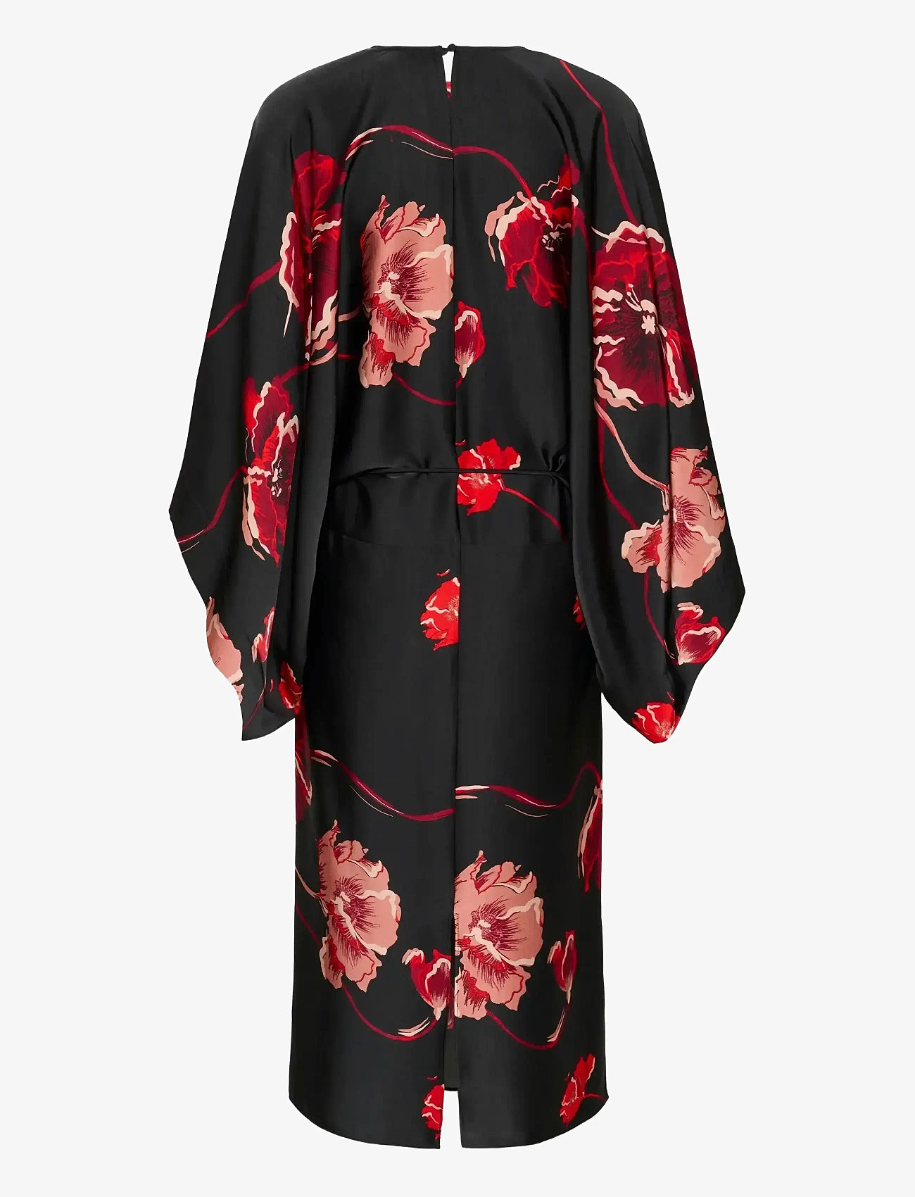 InWear - DAWNIW DRESS - midi kjoler - black poppy rose - 2