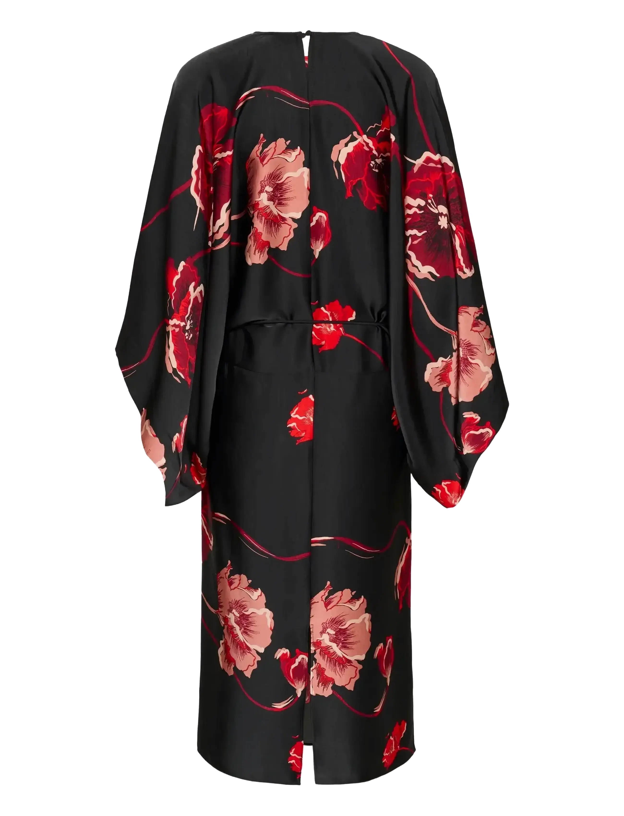 InWear - DAWNIW DRESS - midikleider - black poppy rose - 2