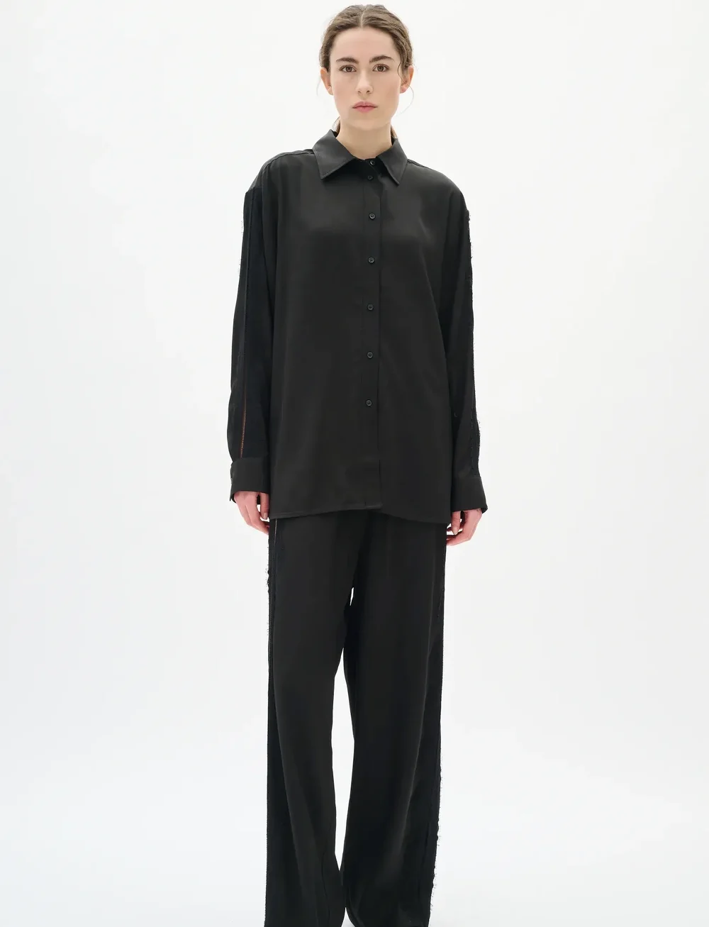 InWear - DANICAIW PANT - bukser med brede ben - black - 3
