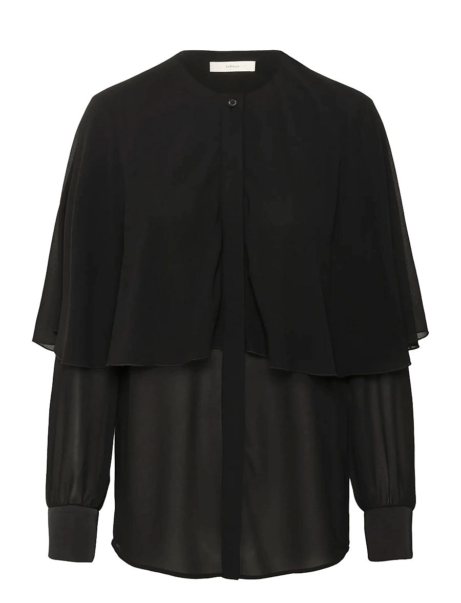 InWear - DARIAIW SHIRT - pitkähihaiset kauluspaidat - black - 1