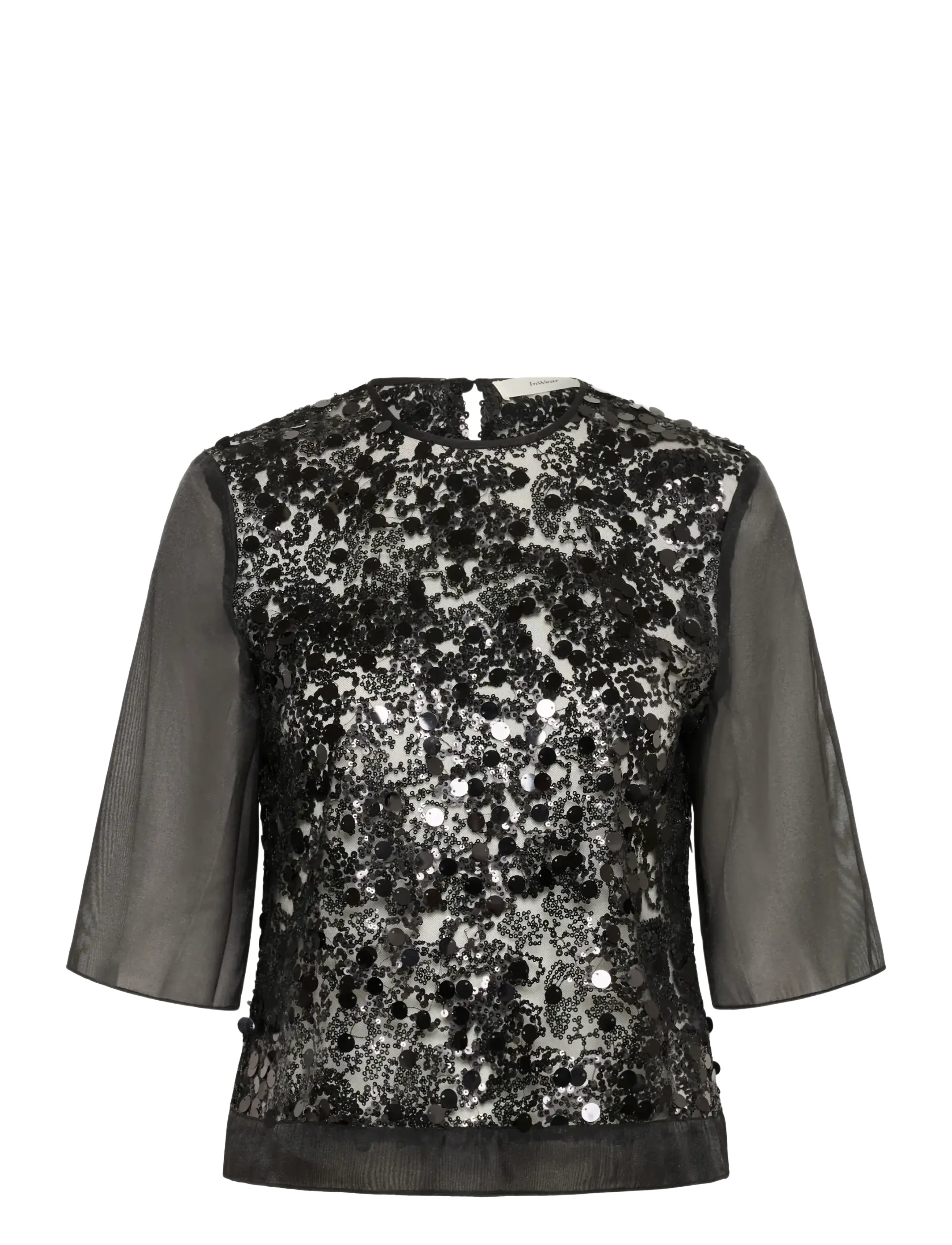 INWEAR Davinaiw Bluse Schwarz - 36 - Damen