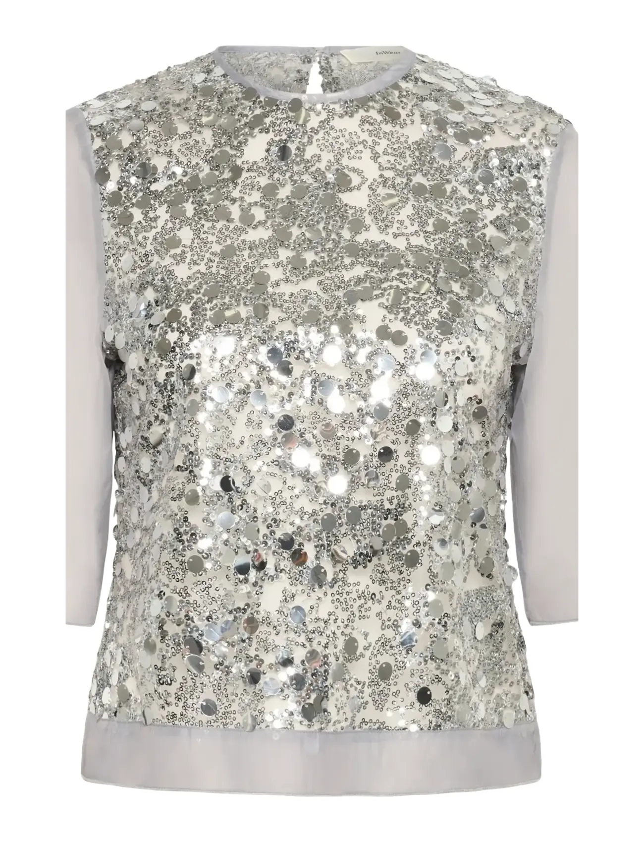 InWear DAVINAIW BLOUSE - Riided - SILVER / silver