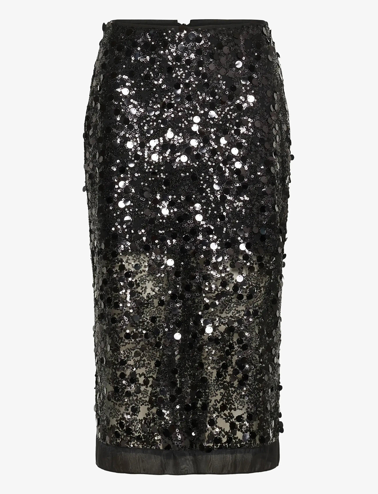 InWear - DAVINAIW SKIRT - paljettkjolar - black - 1