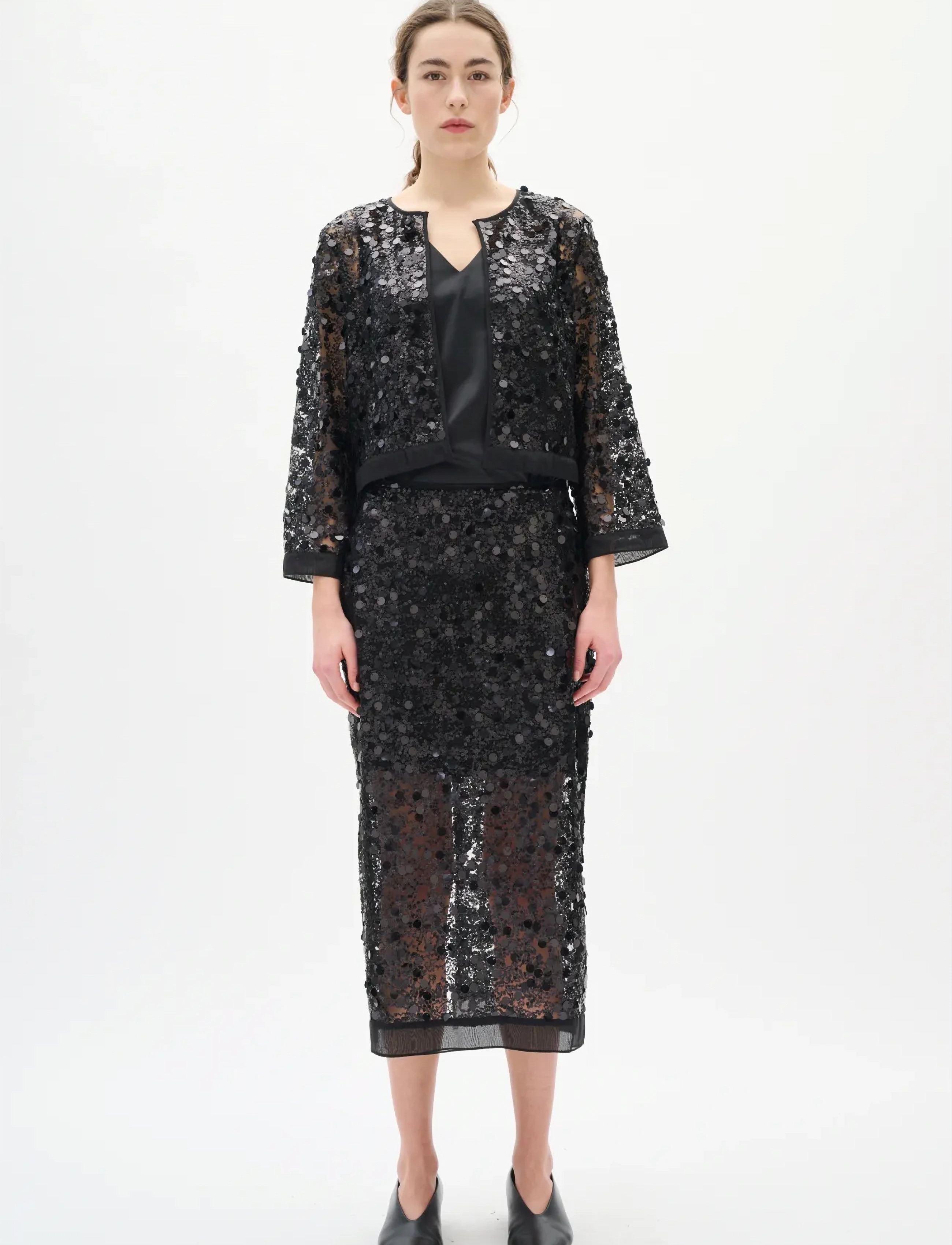 InWear DAVINAIW SKIRT - Nederdele - BLACK / black