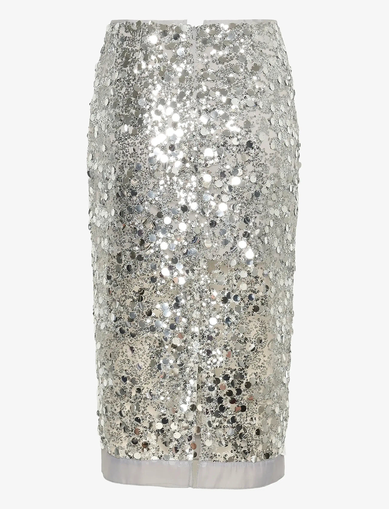 InWear - DAVINAIW SKIRT - sequin skirts - silver - 2