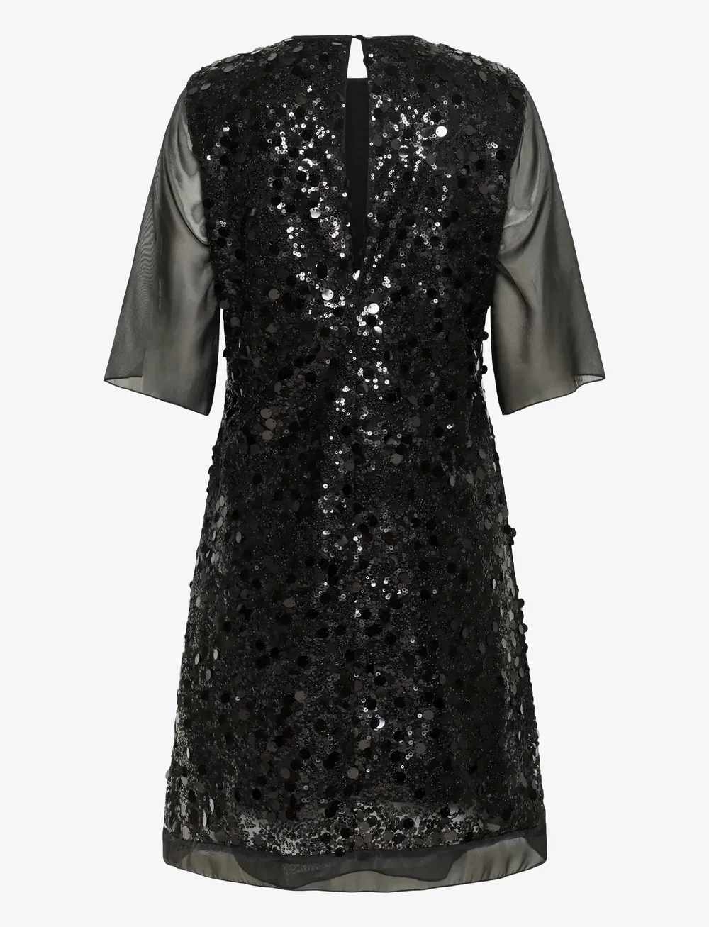 InWear - DAVINAIW SHORT DRESS - paljettklänningar - black - 2