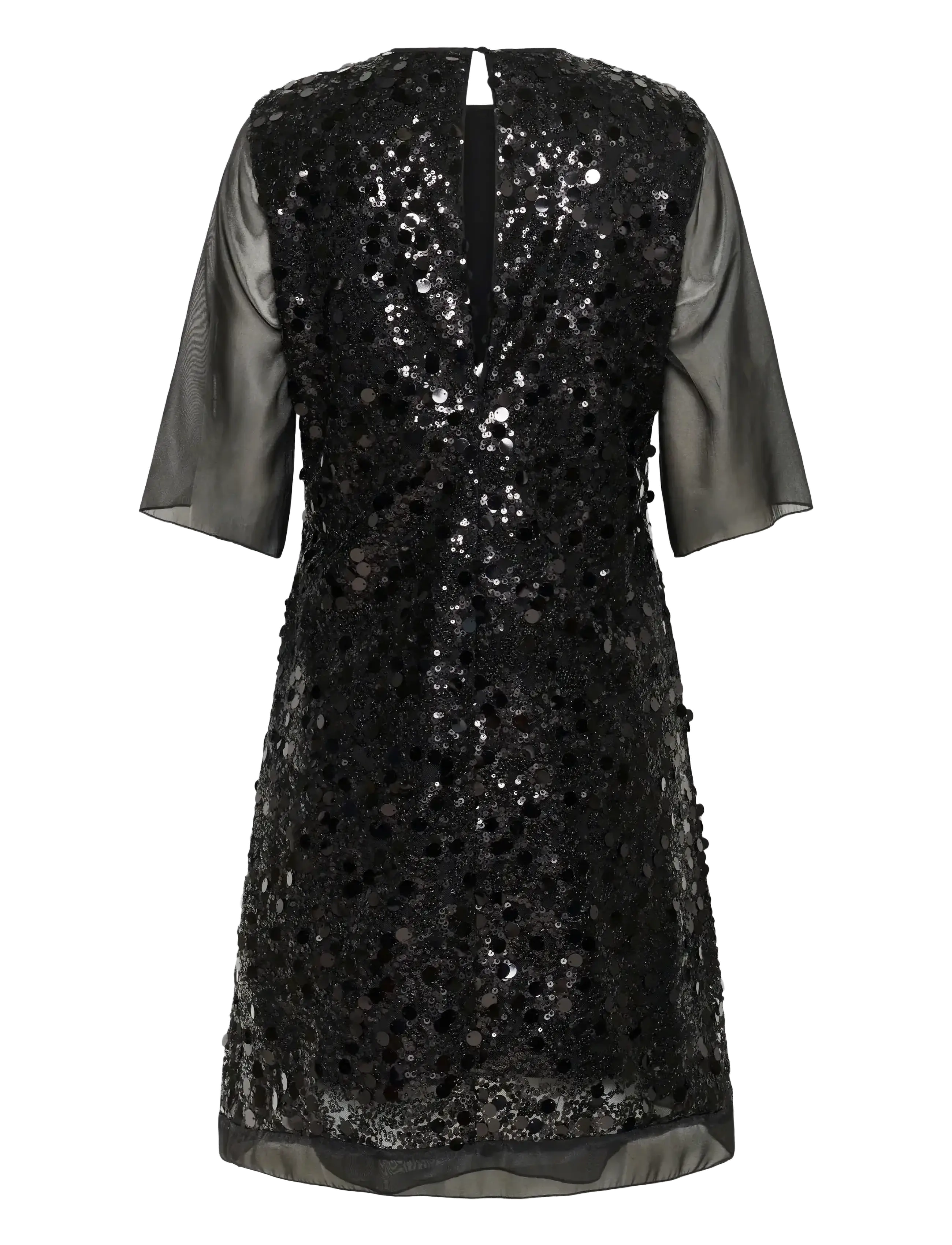 InWear - DAVINAIW SHORT DRESS - pailletkjoler - black - 2