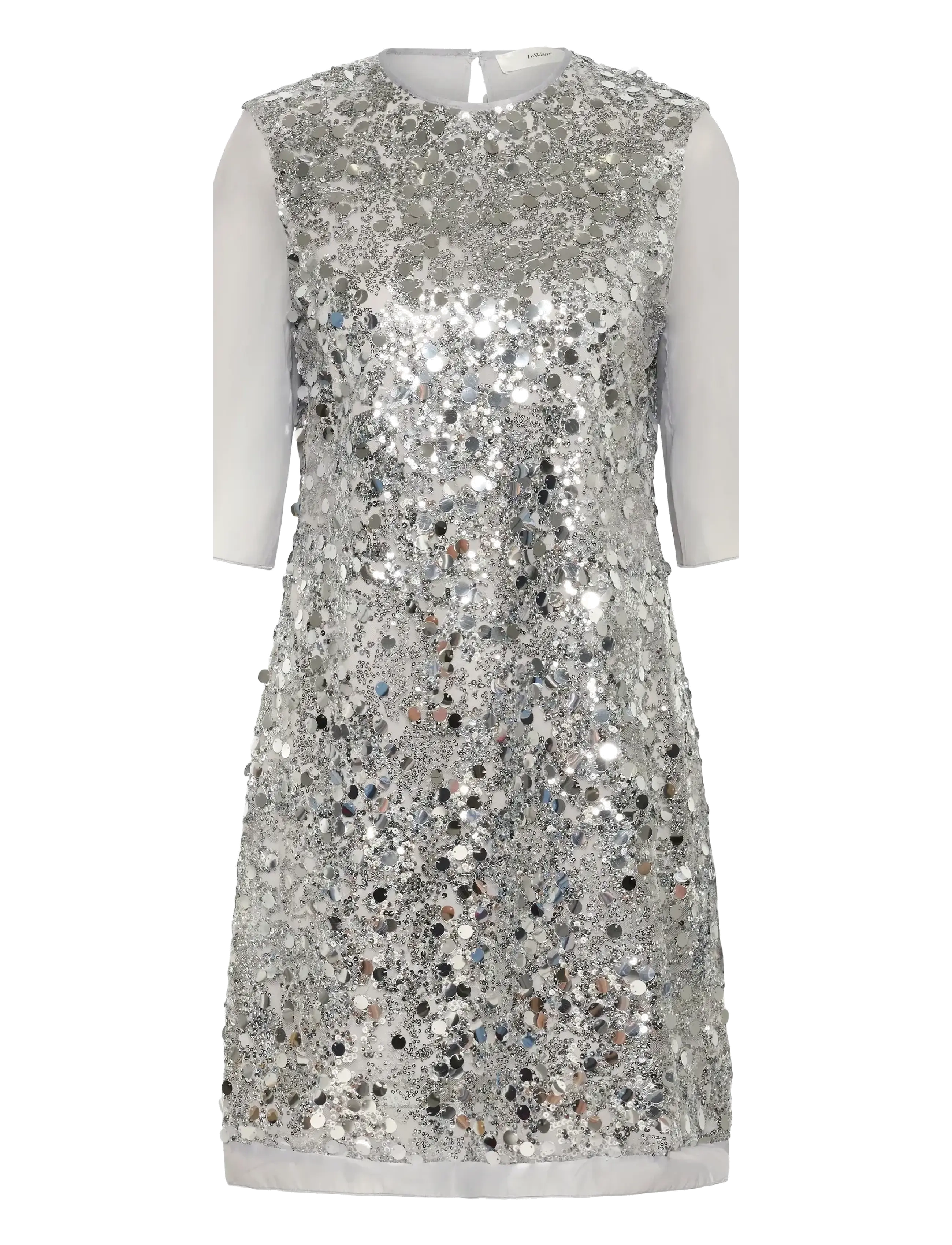 InWear DAVINAIW SHORT DRESS - Riided - SILVER / silver