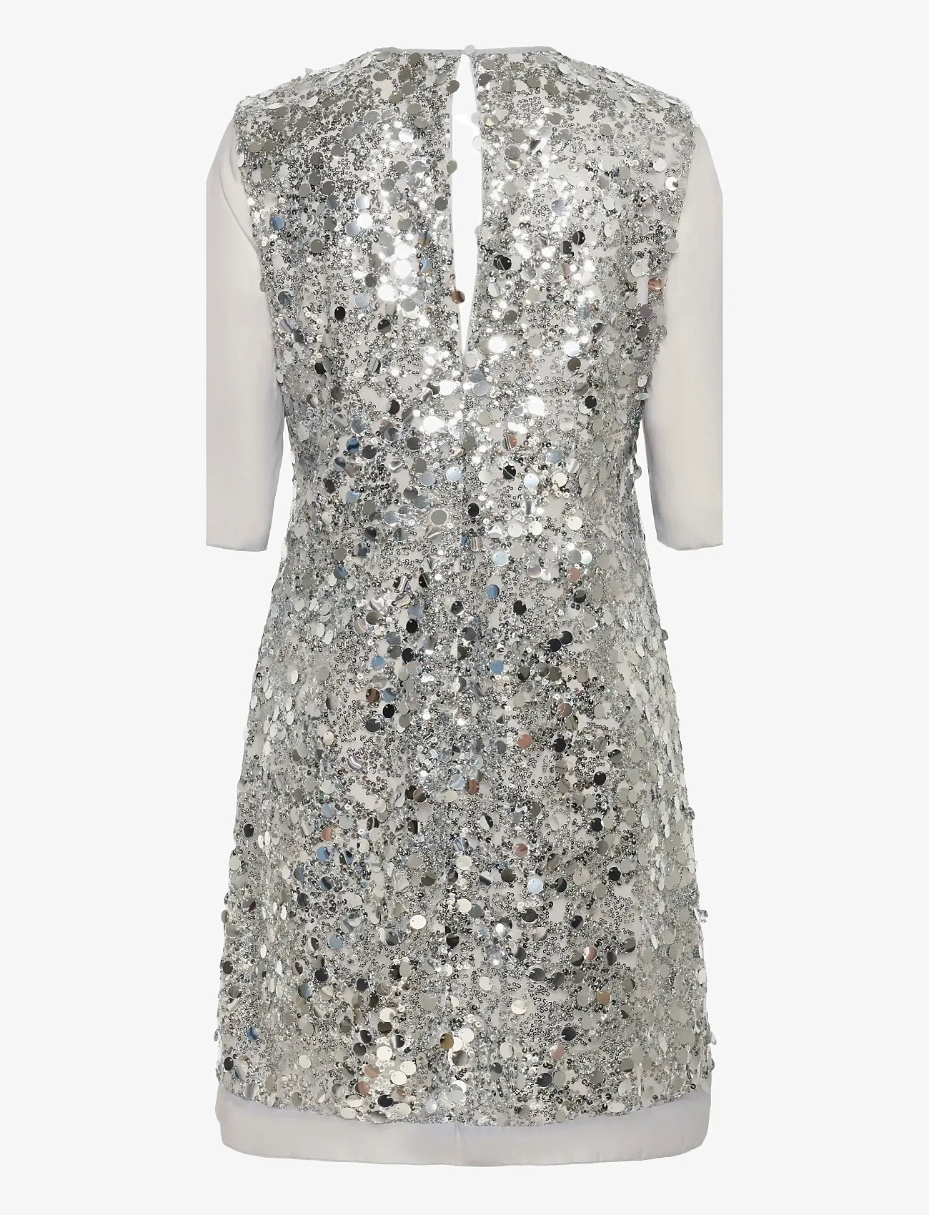 InWear - DAVINAIW SHORT DRESS - paljettklänningar - silver - 2