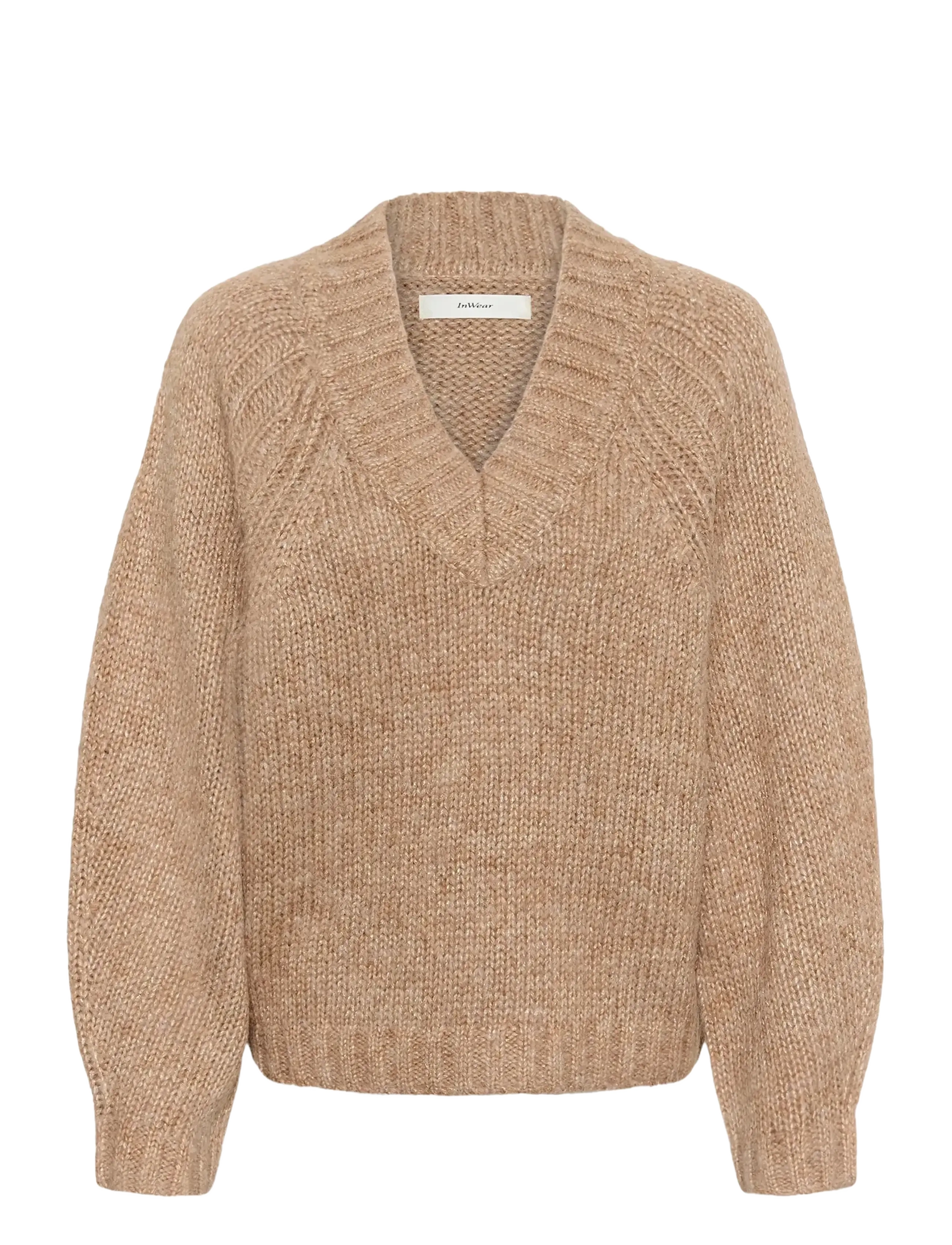 TROAIW V-NECK - SANDY GREY MELANGE