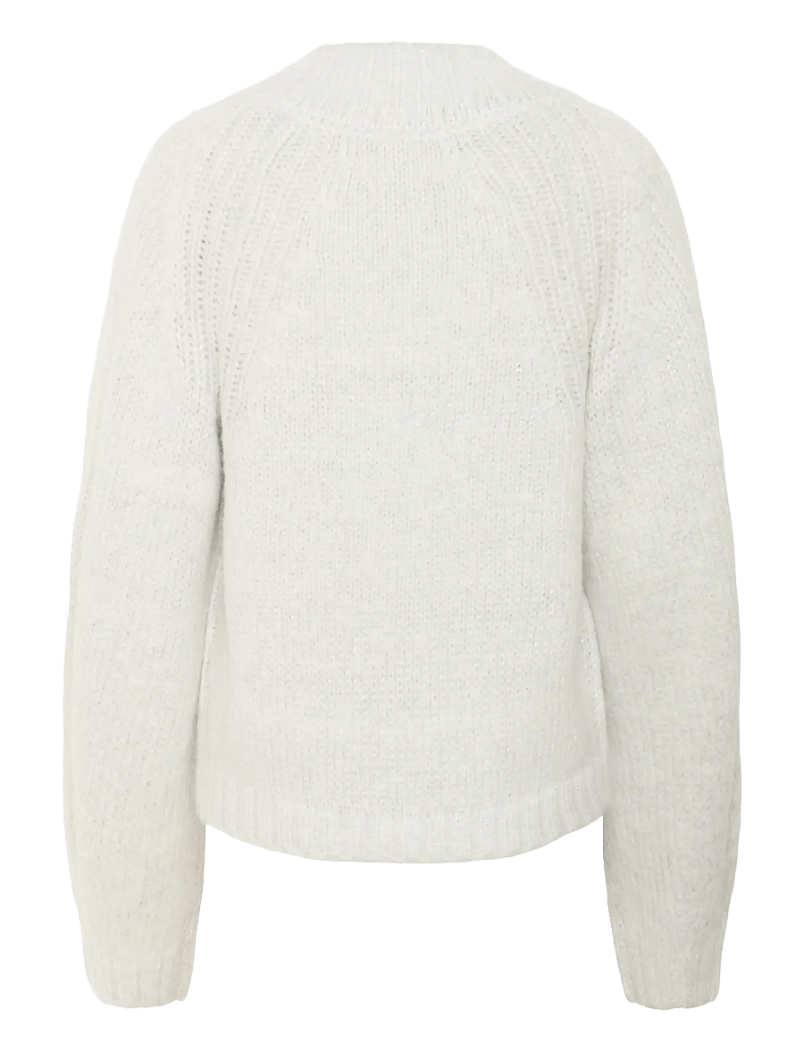 InWear - TROAIW V-NECK - stickade tröjor - whisper white - 2