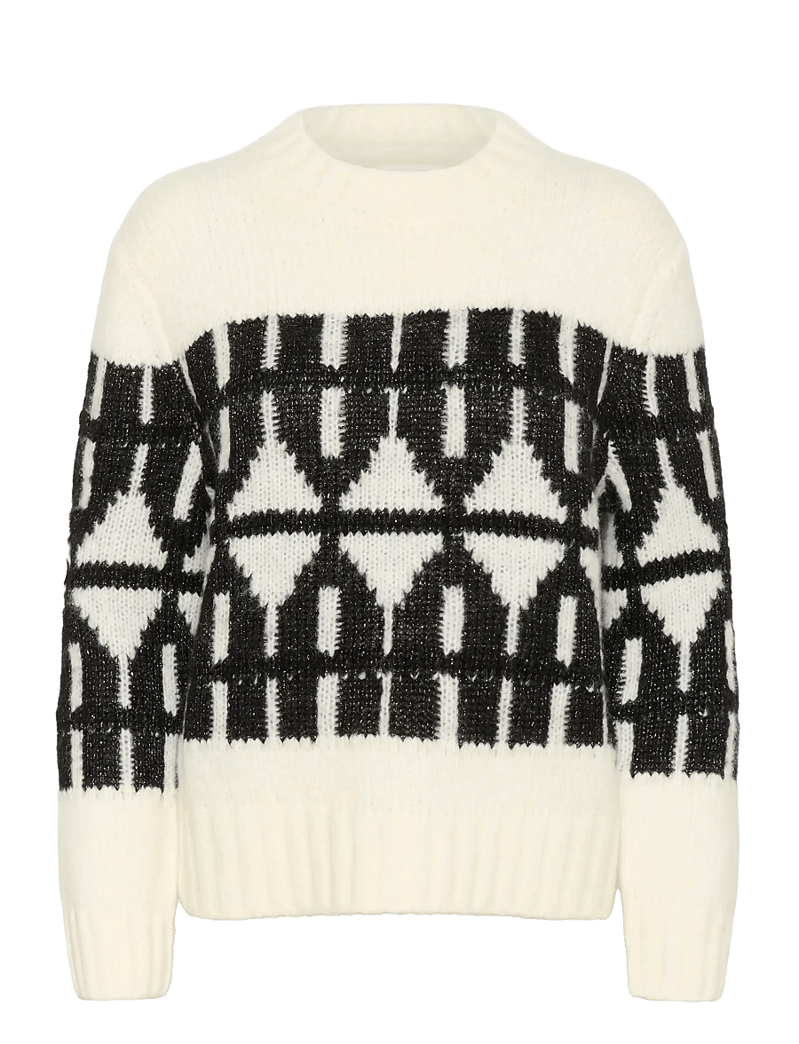 InWear - TEIIW PULLOVER - pullover - light lurex fairisle - 1