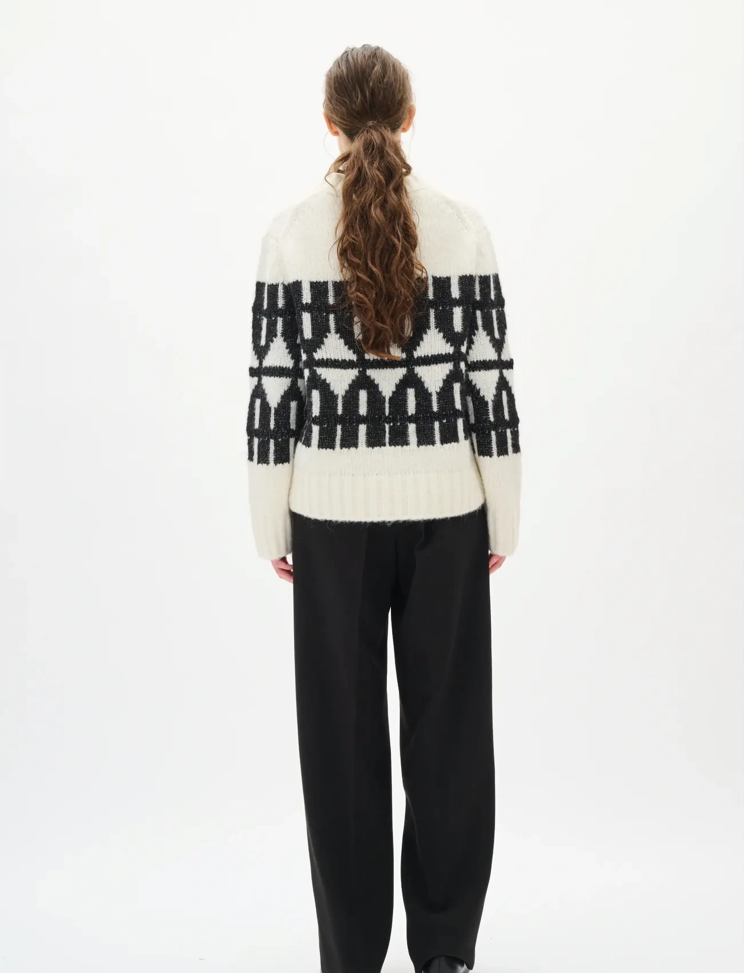 InWear - TEIIW PULLOVER - pullover - light lurex fairisle - 4