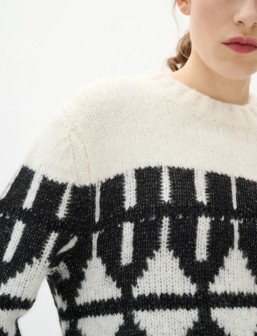 InWear - TEIIW PULLOVER - pullover - light lurex fairisle - 5